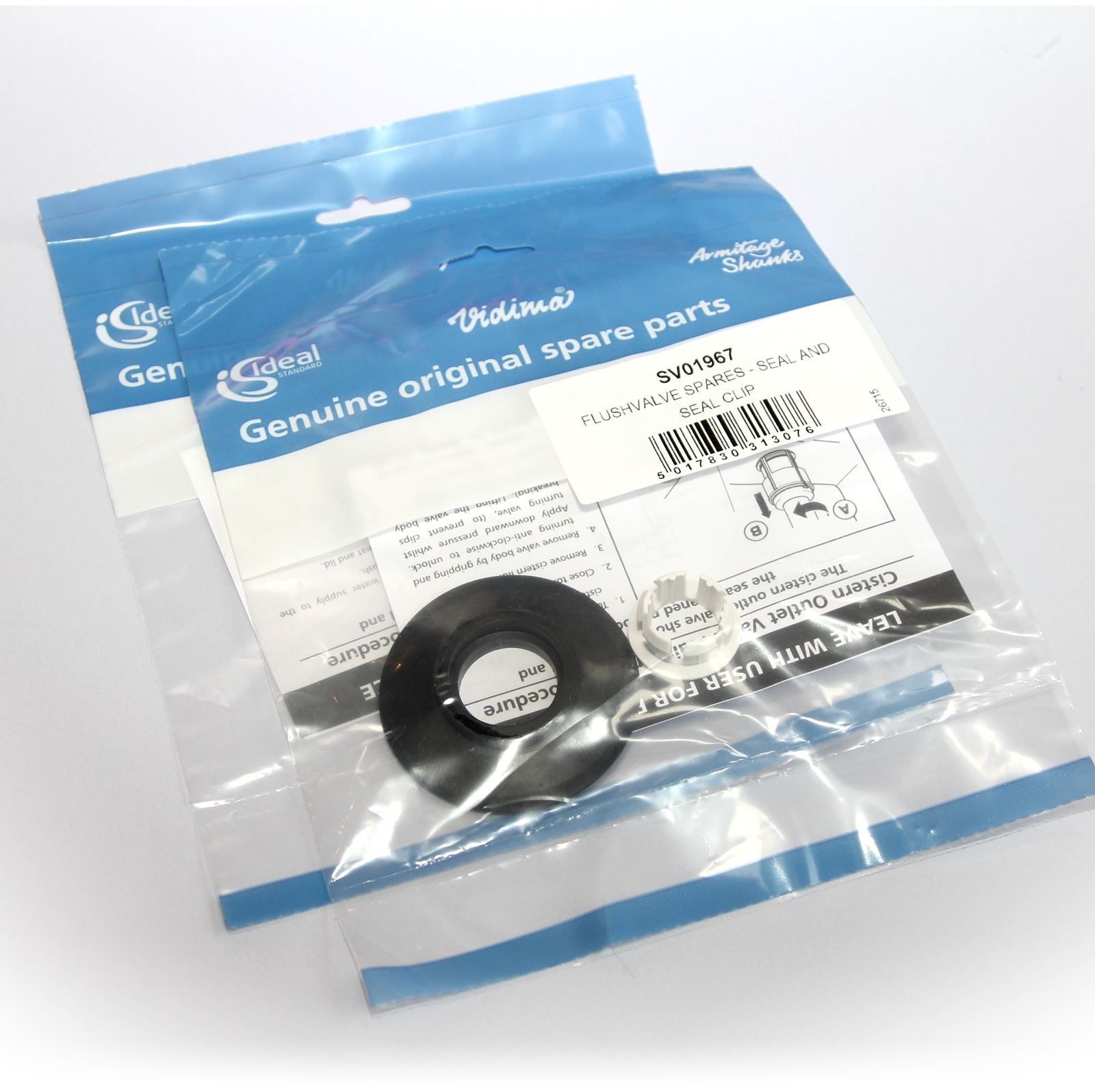2 Trade packs Ideal Standard Genuine ARMITAGE SV01967 FLUSHVALVE SEAL