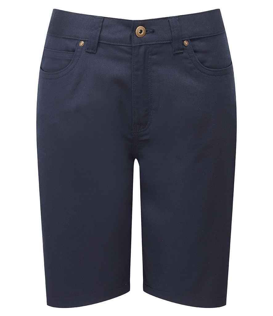 Premier Ladies Performance Chino Shorts PR572 - Picture 3 of 3