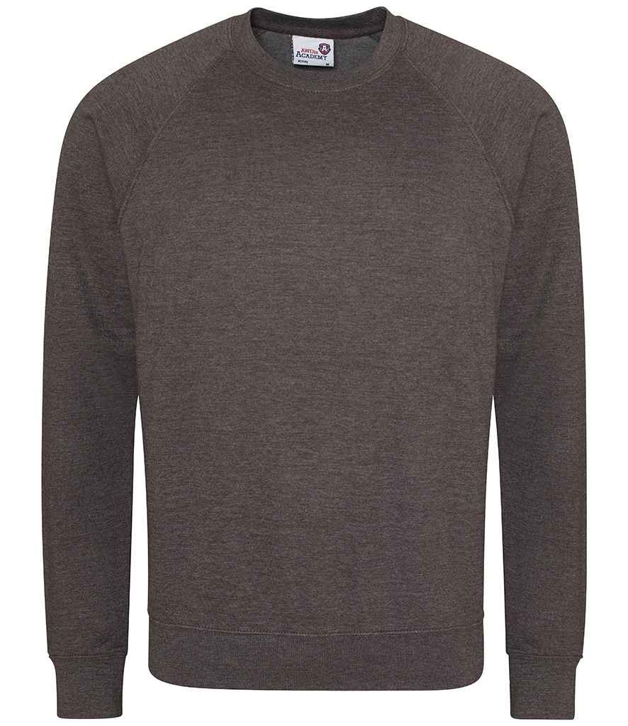 AWDis Academy Senior Raglan Sweatshirt School Uniform Casual - Picture 4 of 13