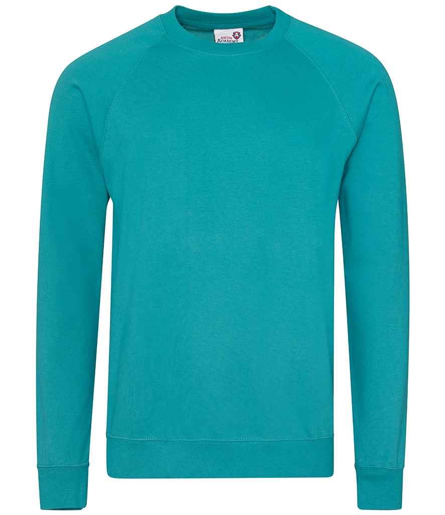 AWDis Academy Senior Raglan Sweatshirt School Uniform Casual - Picture 6 of 13