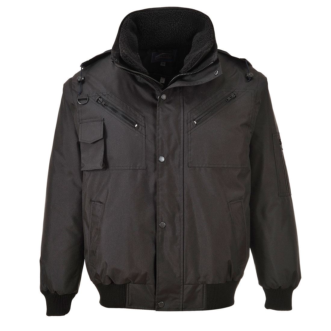 PORTWEST 4-in-1 Bomber Jacket Water Resistant F465 - Picture 2 of 3