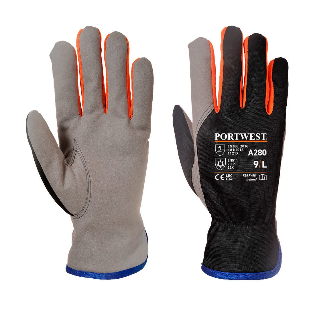 PORTWEST Wintershield Glove Fleece Lined Comfort Warm Winter A280 - Picture 4 of 4