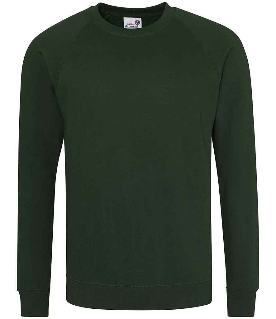 AWDis Academy Senior Raglan Sweatshirt School Uniform Casual - Picture 7 of 13