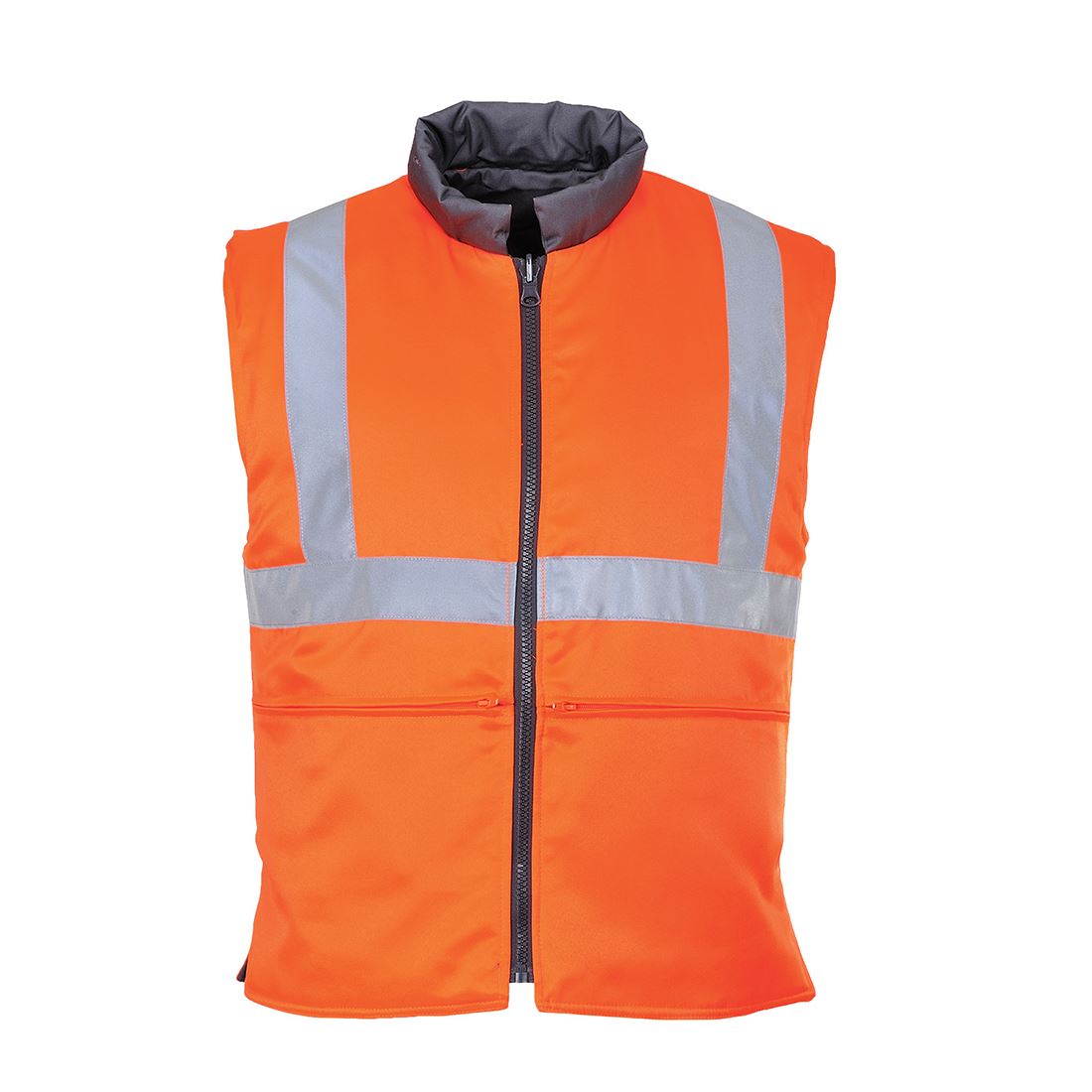 PORTWEST Hi-Vis Reversible Bodywarmer RT44 - Picture 2 of 2