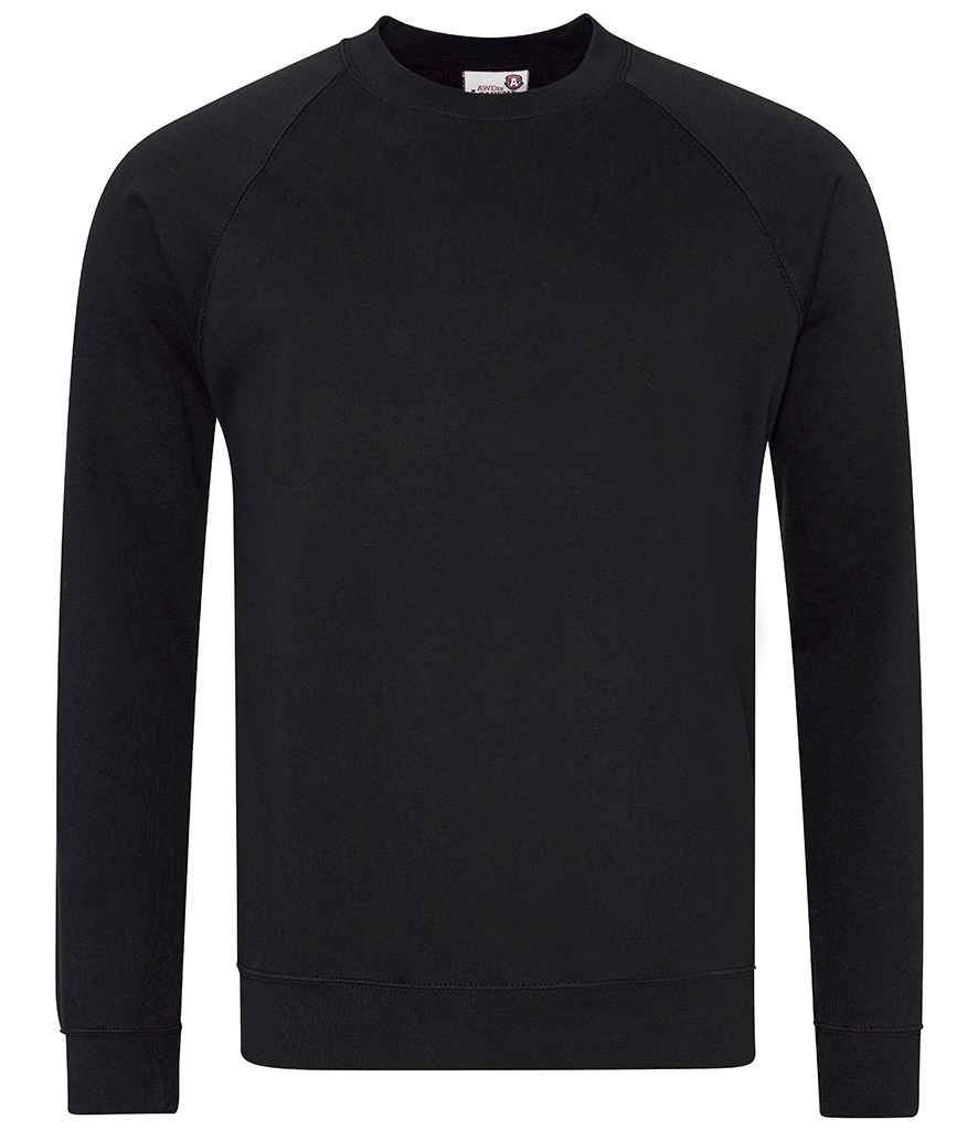 AWDis Academy Senior Raglan Sweatshirt School Uniform Casual - Picture 2 of 13