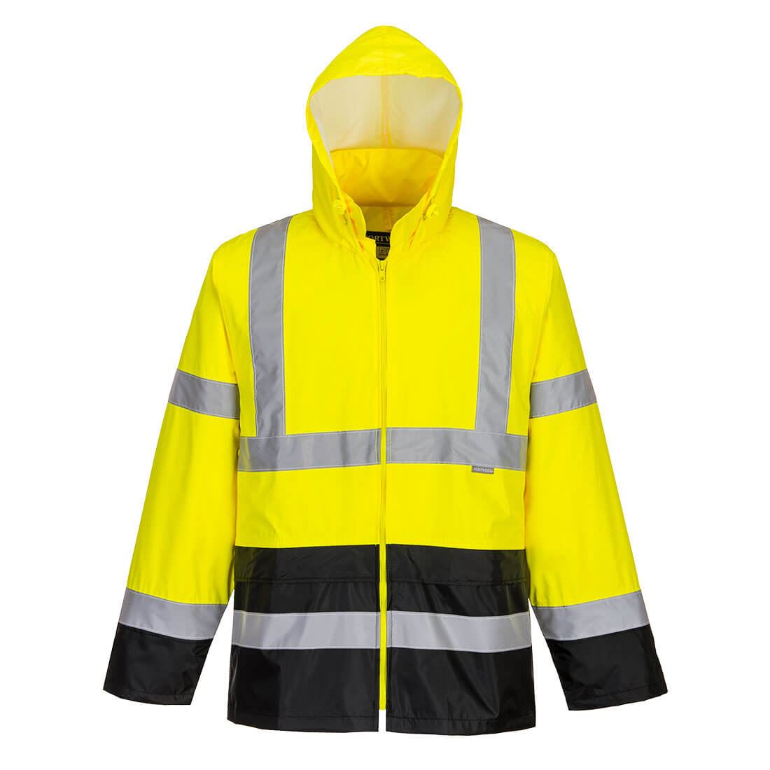 PORTWEST Hi-Vis Contrast Classic Rain Jacket H443 - Picture 3 of 4