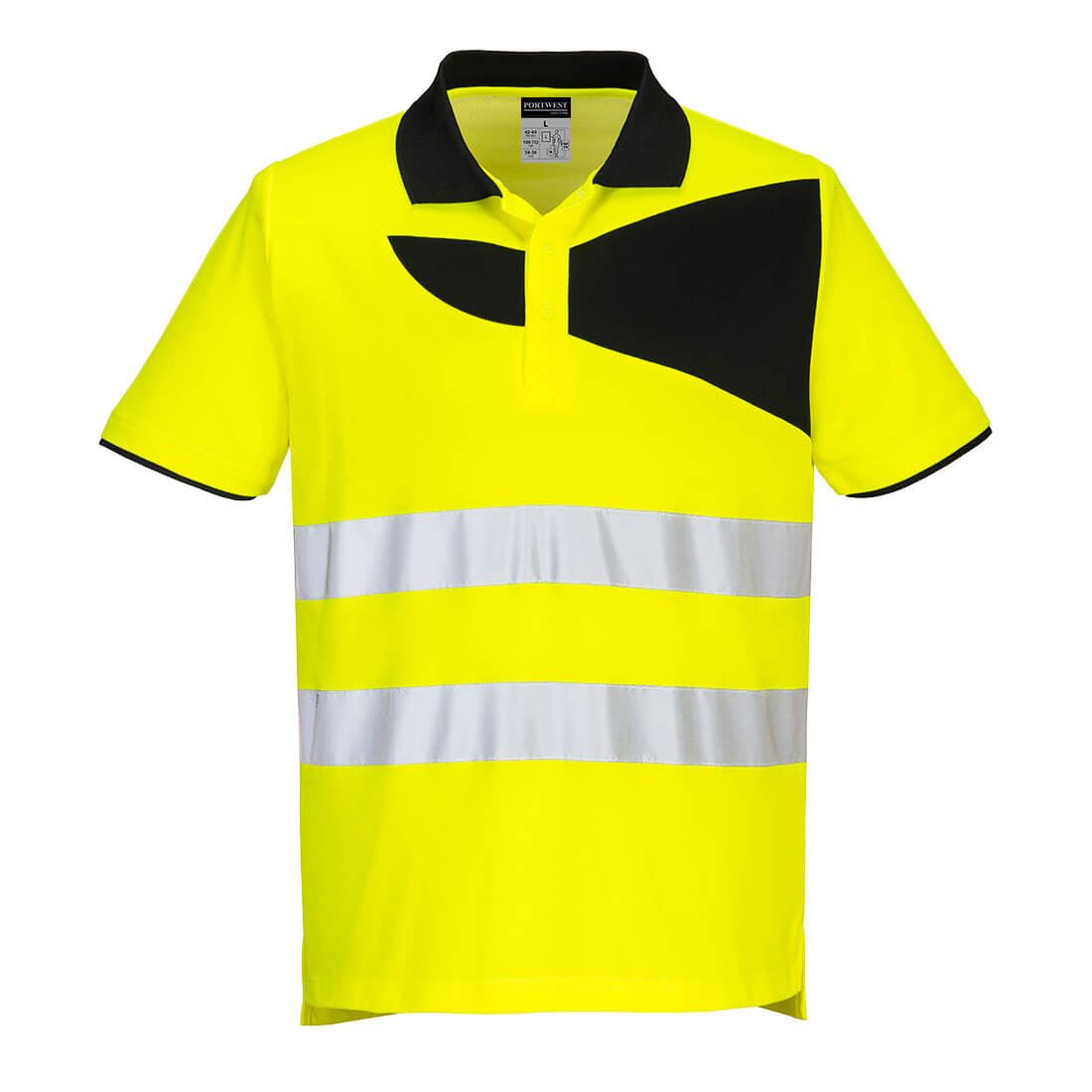 PORTWEST PW2 Hi-Vis Cotton Comfort Polo Shirt S/S PW212