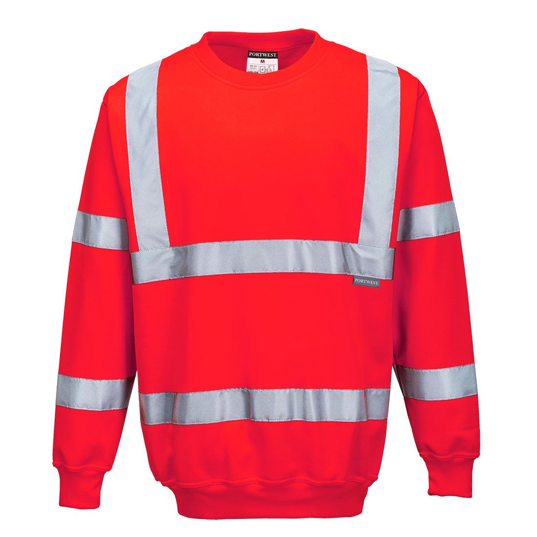 PORTWEST Hi-Vis Zipped Hoodie B305 - Picture 3 of 4