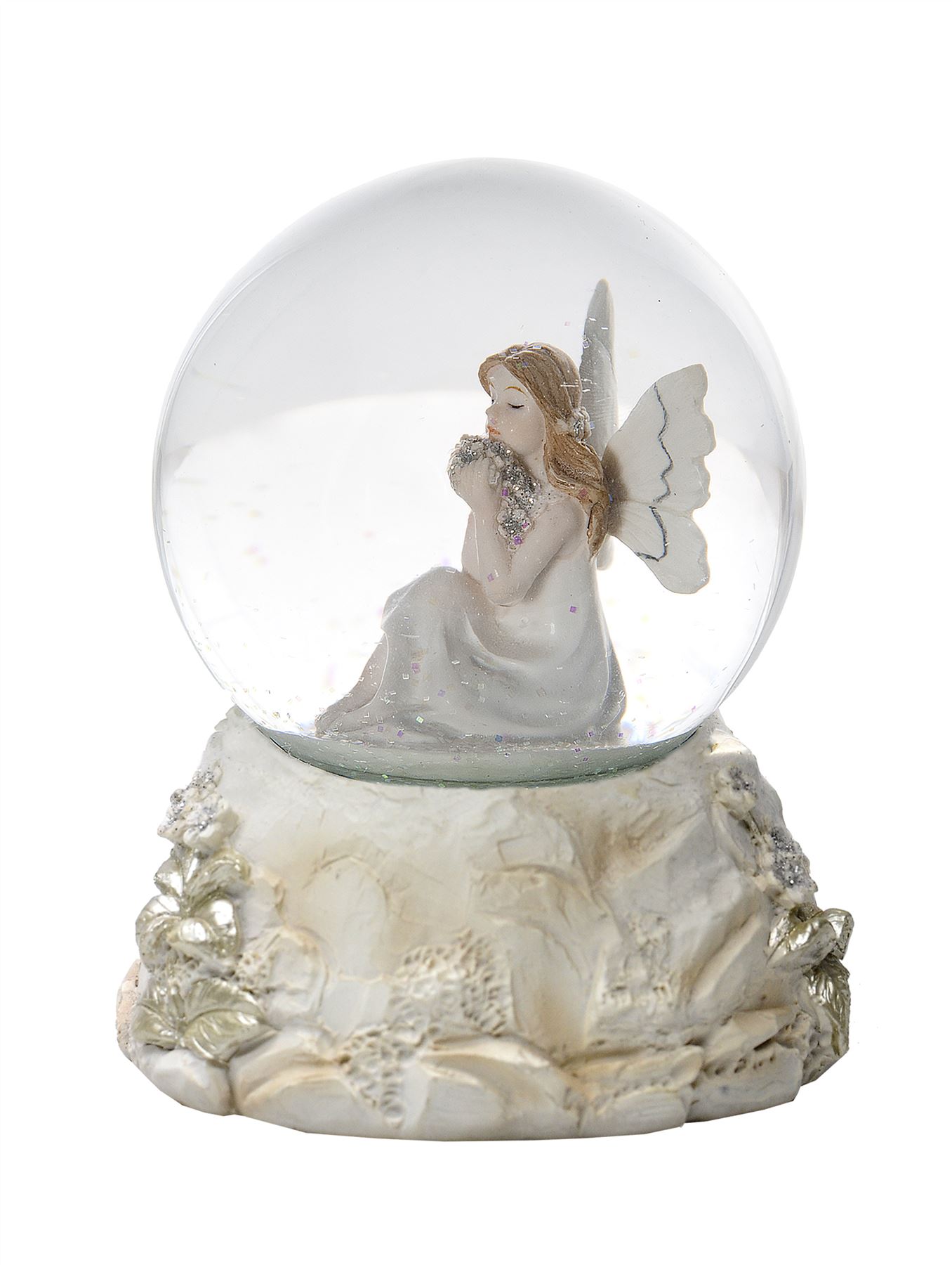 Mousehouse Adults Kids Baby Fairy Figurine Ornament Snow Globe for