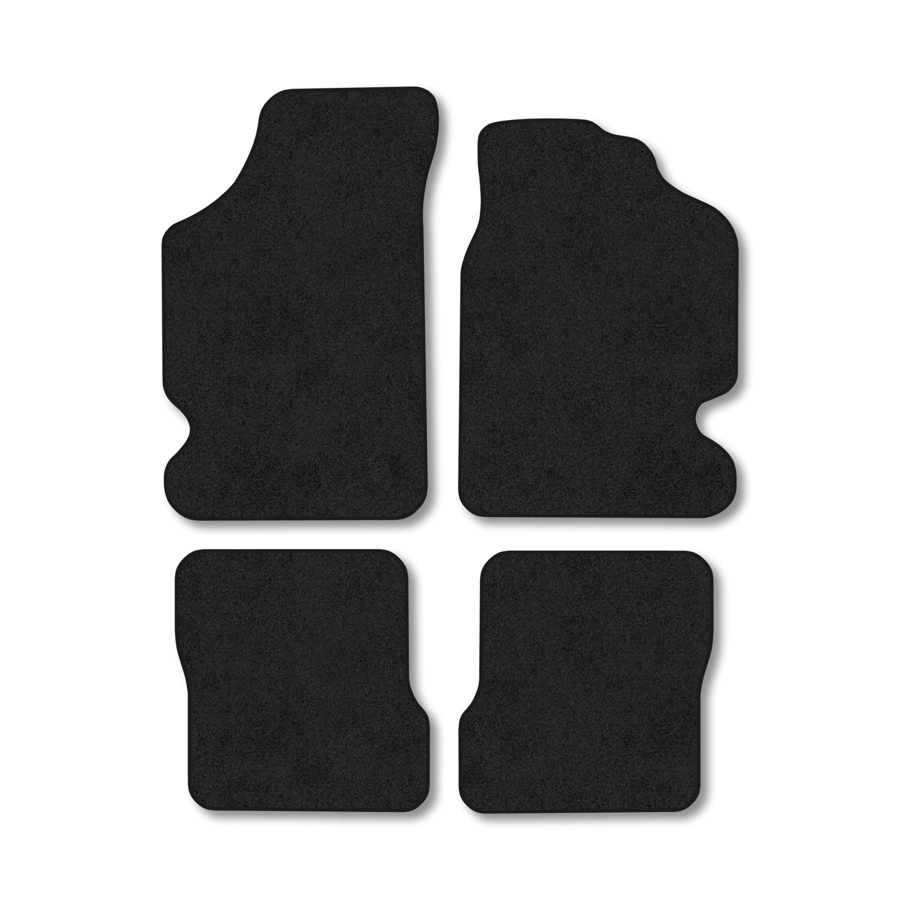 Citroen Saxo (1996-2003) Car Mats Black Carpet Tailored Fit Easy Clean with Clip