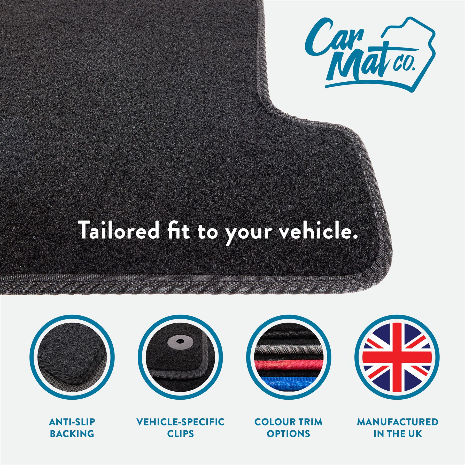 Renault Megane-Hatchback (2017-2022) Car Floor Mats Carpet Tailored Colour - Picture 6 of 33