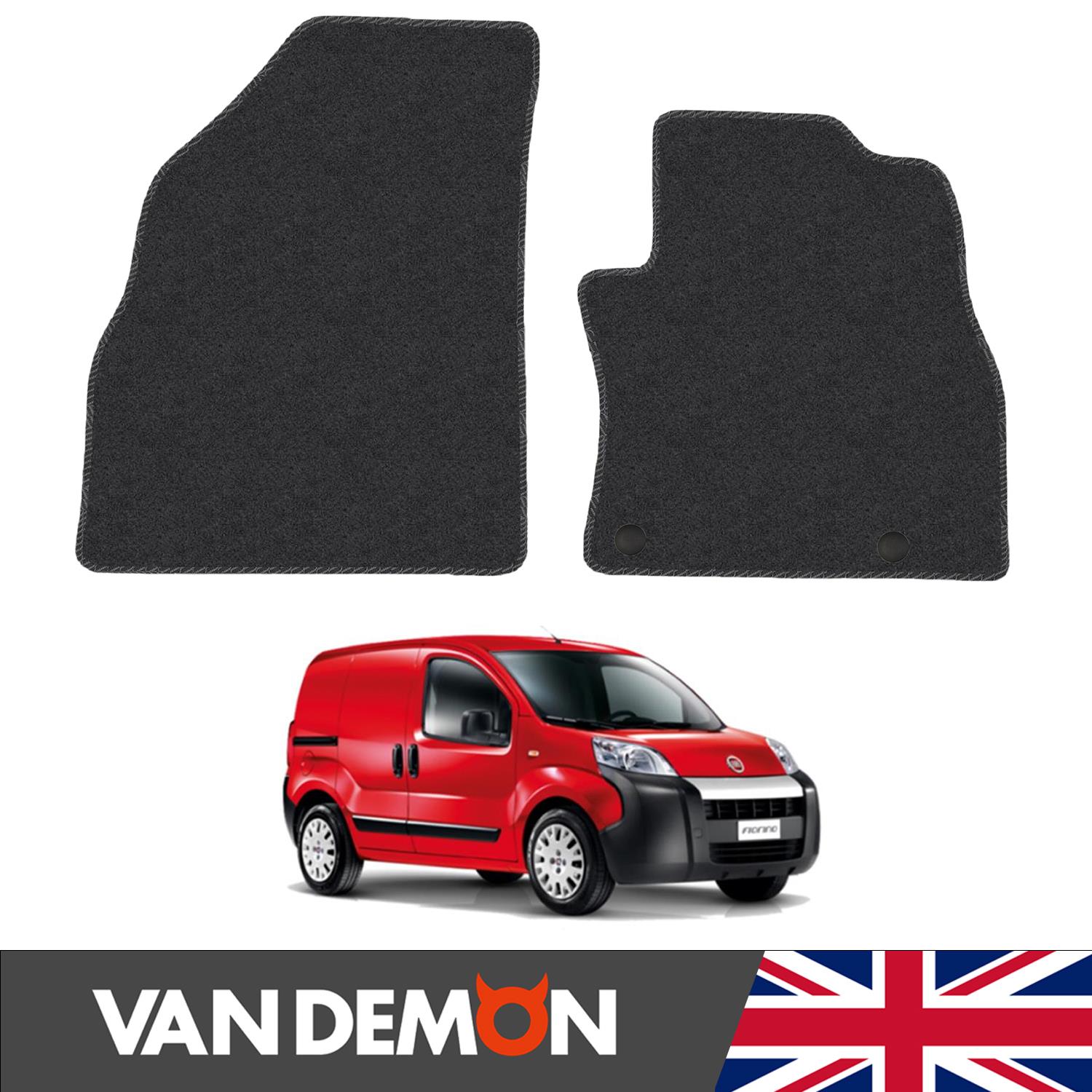 Floor Mats for Fiat Fiorino 2008+ Tailored Carpet Colour Trim Anti-Slip Van Mat - Picture 13 of 37