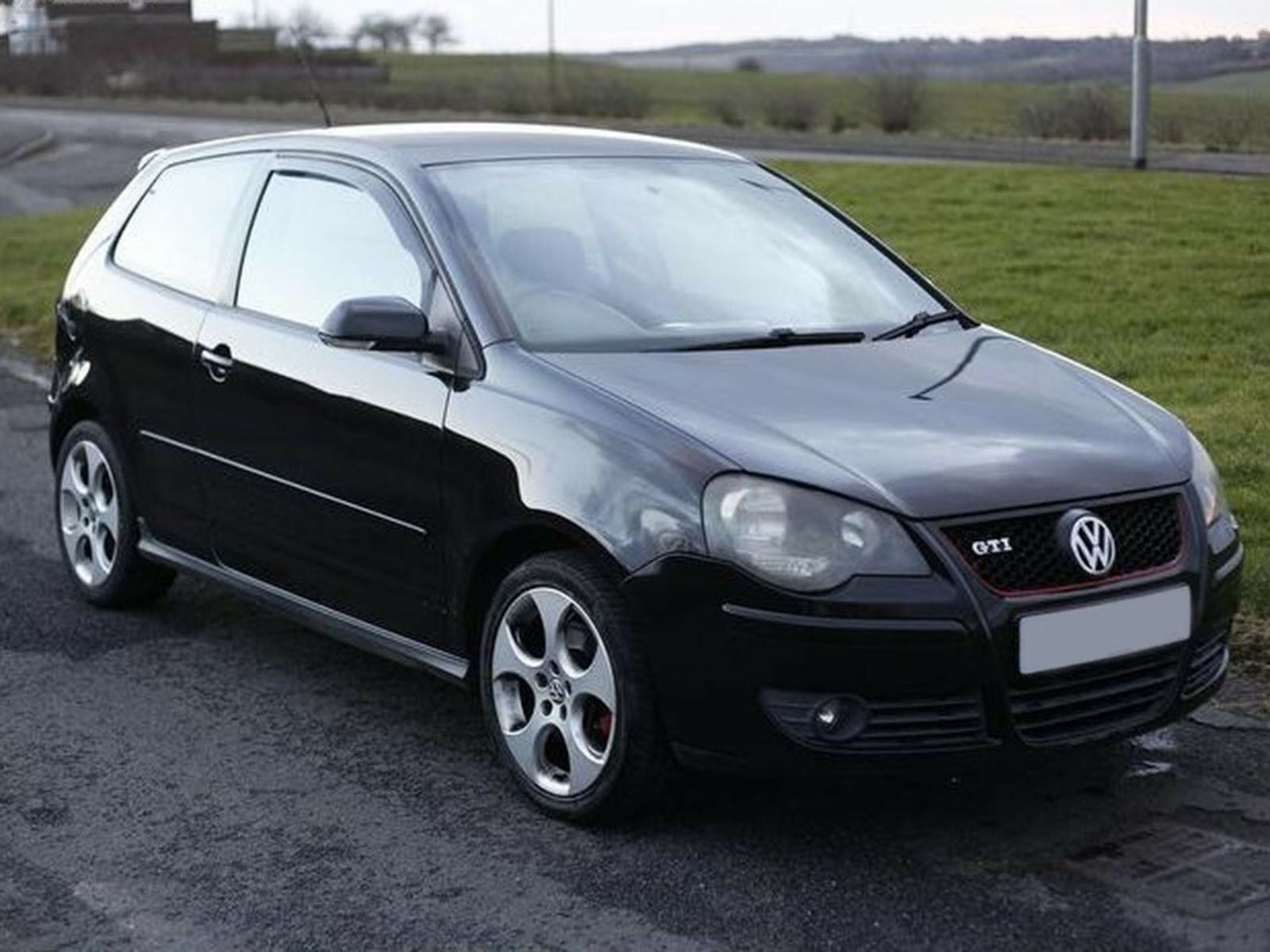 Tinted Front Window 2pc Heko Wind Deflectors Set for VW Polo (0209) [3