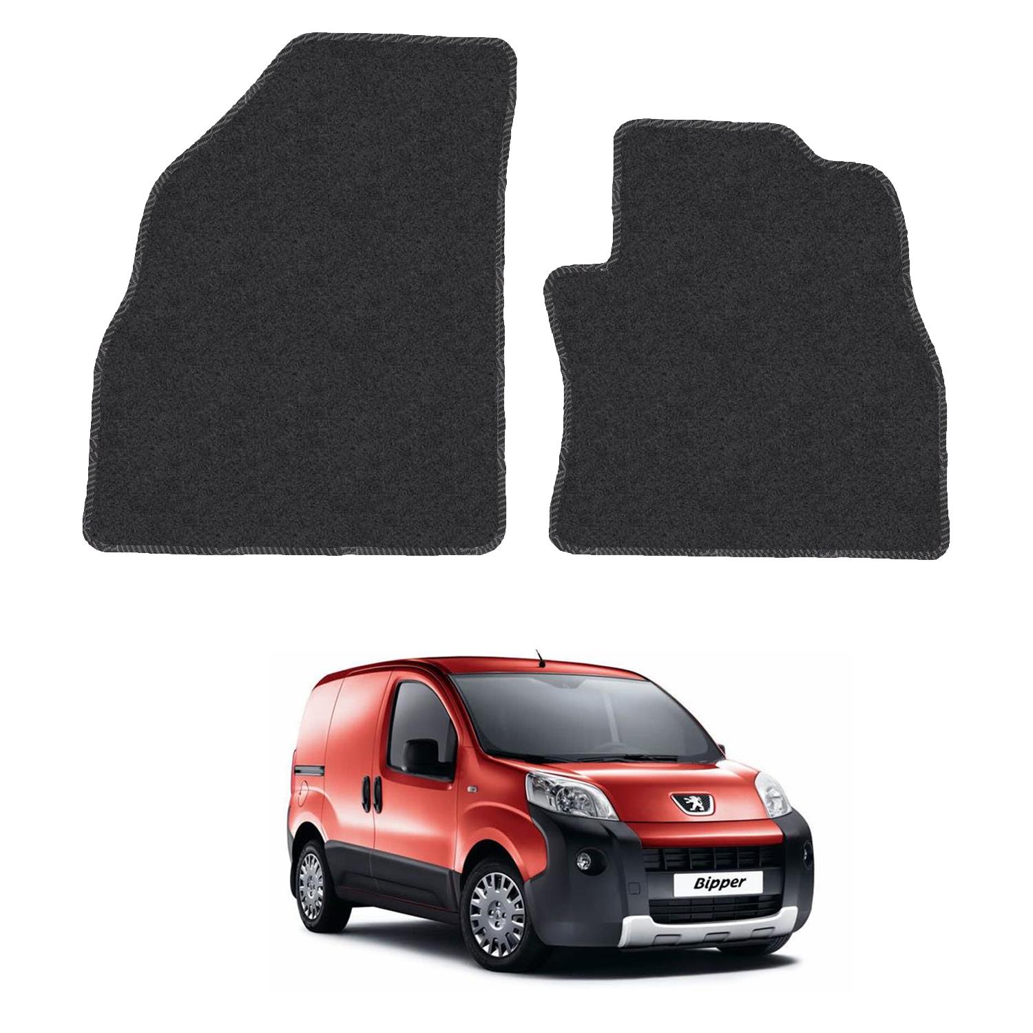 Floor Mats for Peugeot Bipper 2008+ Tailored Carpet Colour Trim Van Mat Set - Picture 2 of 37