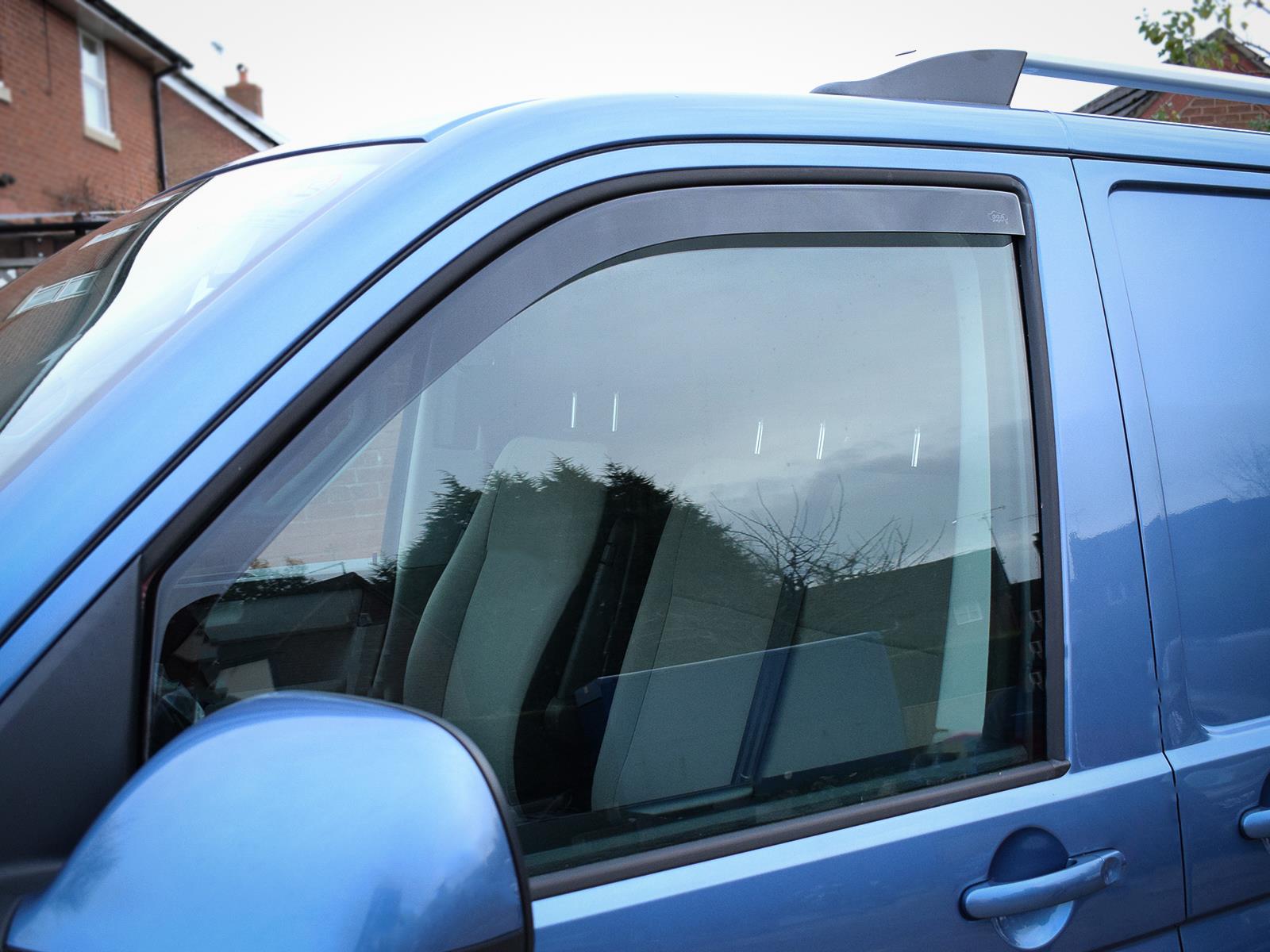 DGA Tinted Acrylic Front 2pc Wind Deflectors Set for VW Transporter T6