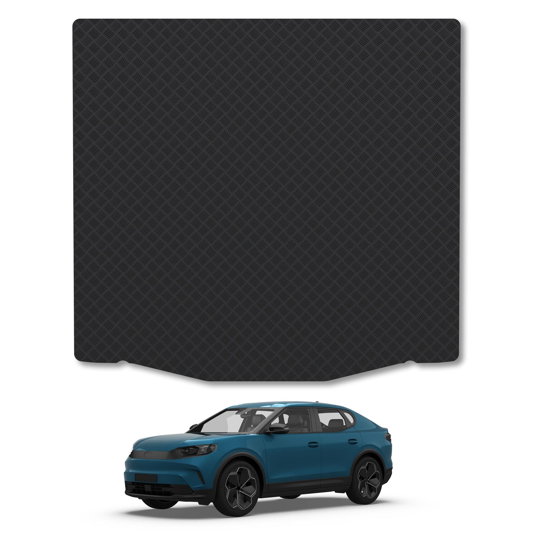 Ford Capri (2024+) Rubber Car Boot Liner Mat Tailored Fit Heavy-Duty