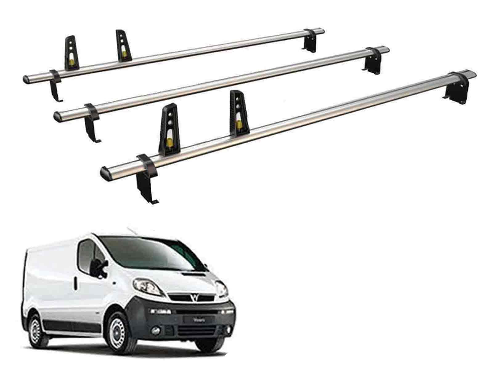 Van Guard ULTI Bar Roof Rack 3 Bar System for Vauxhall Vivaro (0114