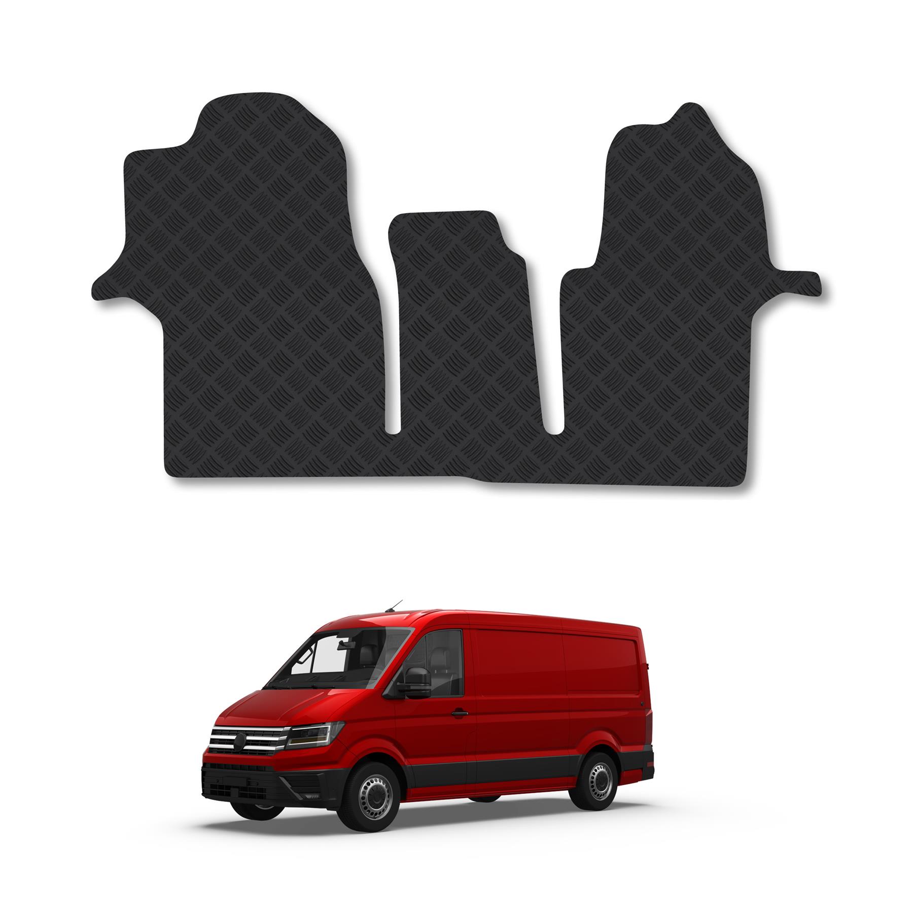VW Crafter (2017+) Rubber Van Mats 3mm Tailored Made in UK Accessories