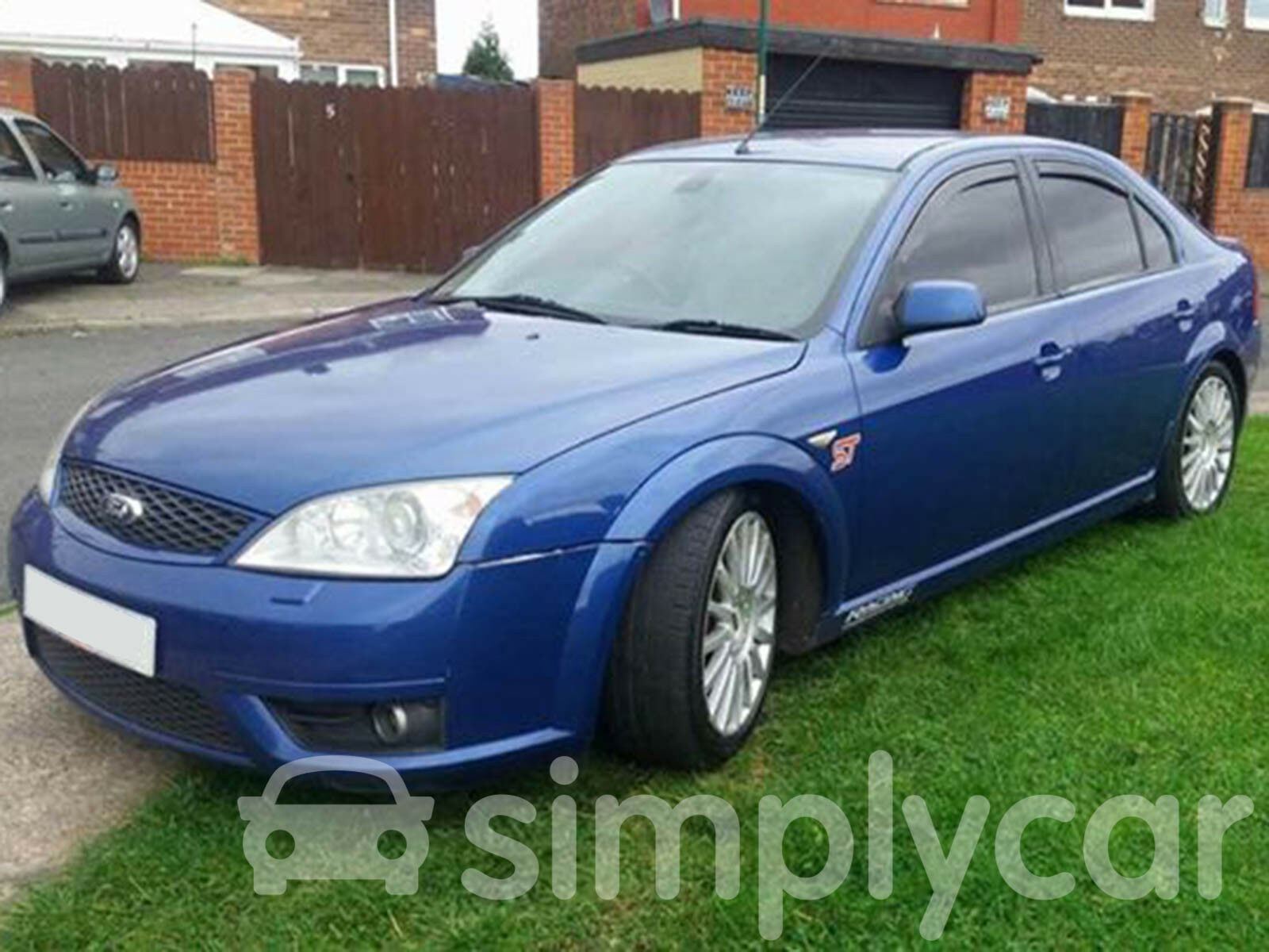 Tinted Front & Rear Window 4pc Set Heko Wind Deflectors Ford Mondeo MK3