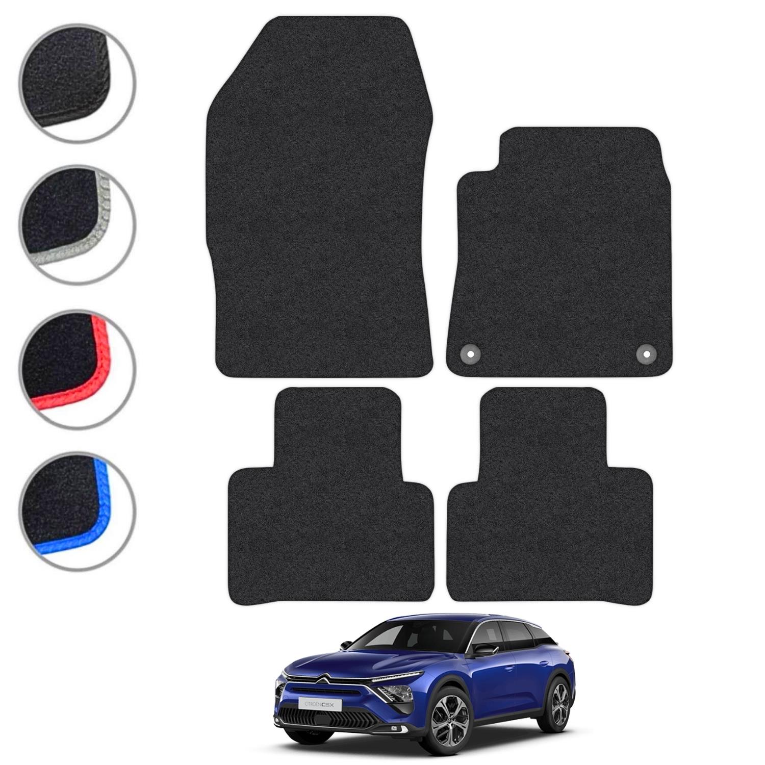 Car Mats for CITROEN C5X (2022- ) Carpet Colour Trim Tailored Fit Easy-Clean Set