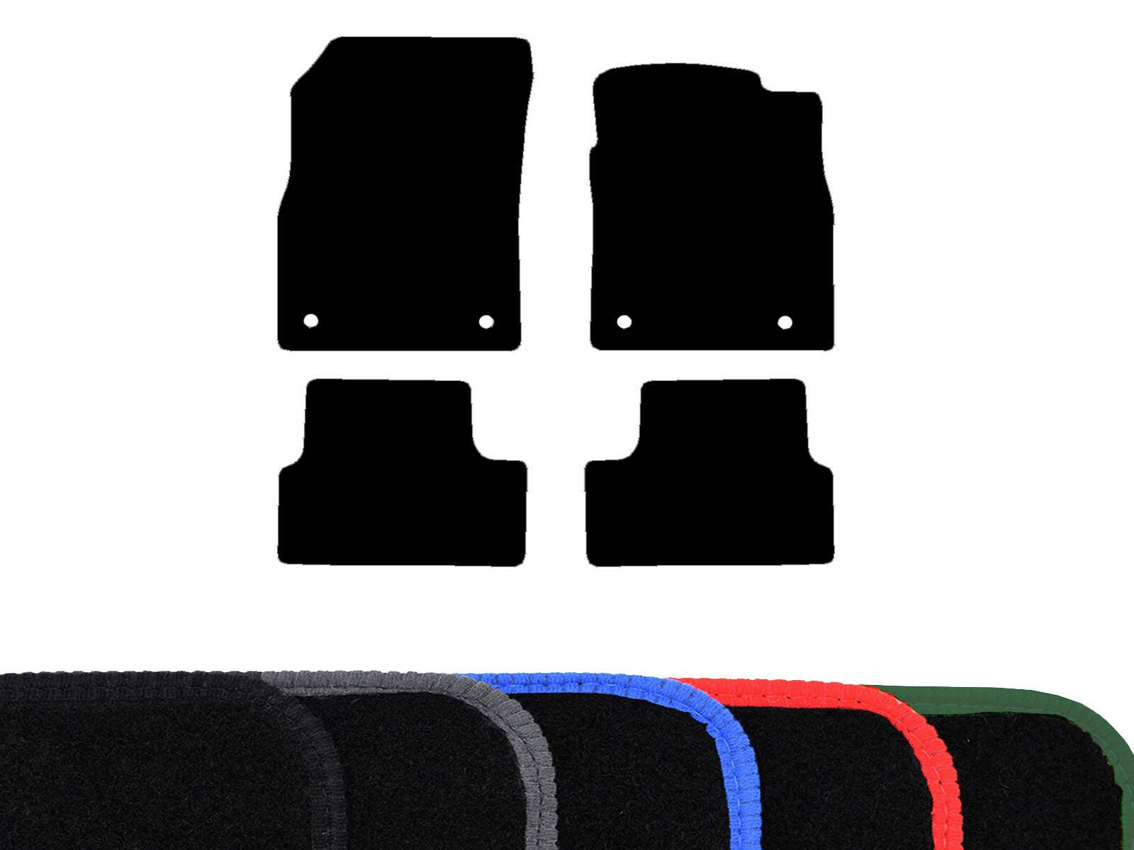Tailored 4pc Black Carpet Floor Mats Colour Trim Mat For Chevrolet