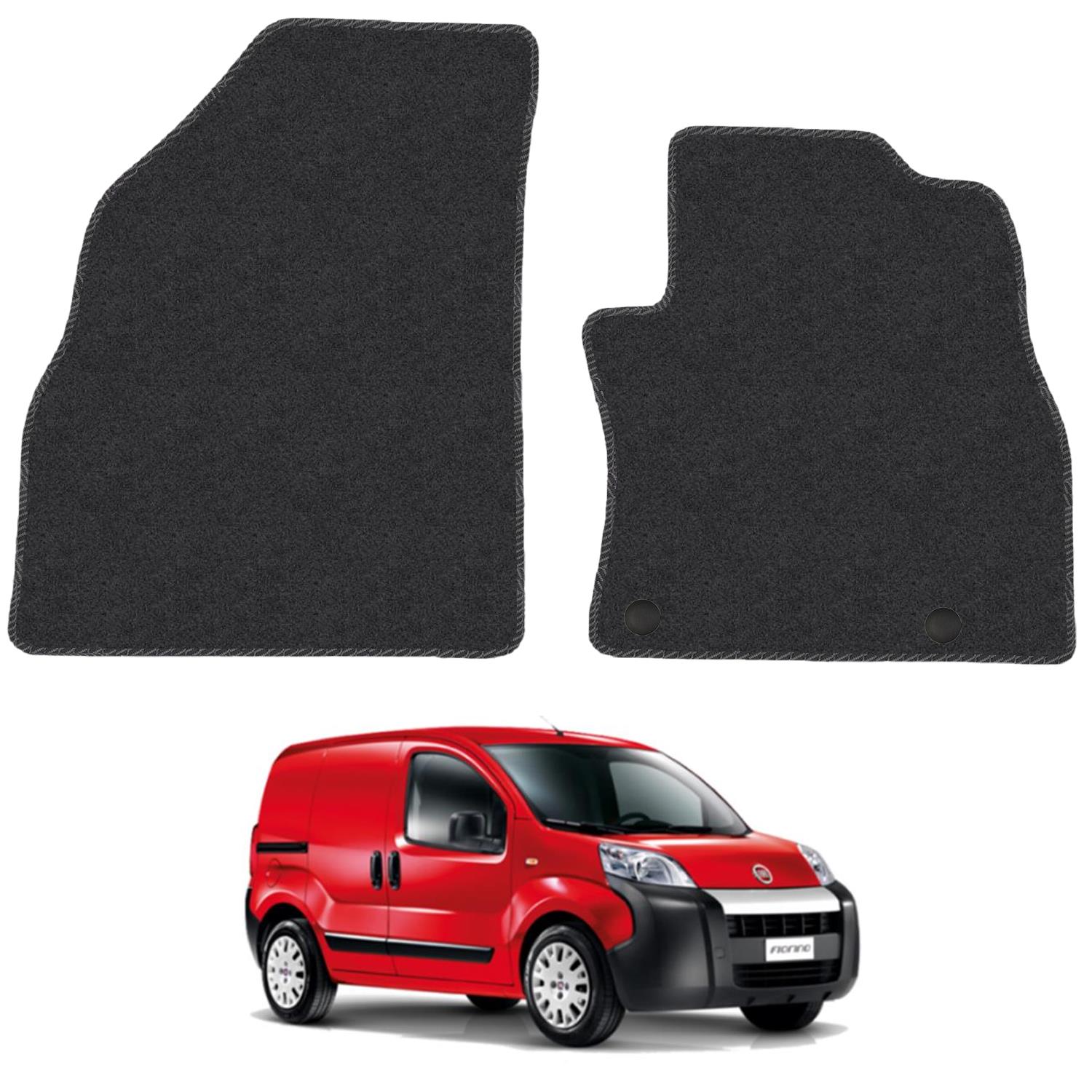 Floor Mats for Fiat Fiorino 2008+ Tailored Carpet Colour Trim Anti-Slip Van Mat - Picture 2 of 37