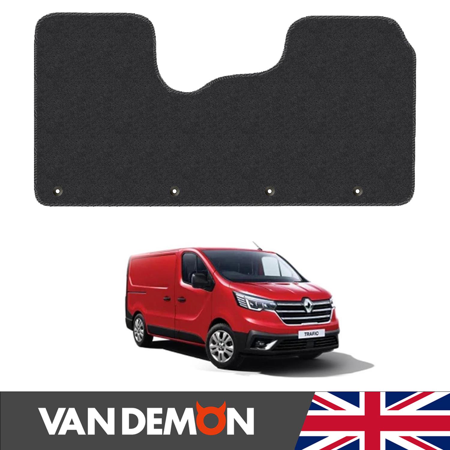 Floor Mats for Renault Trafic 2014+ Tailored Carpet Colour Trim Van Mat Set - Picture 12 of 36