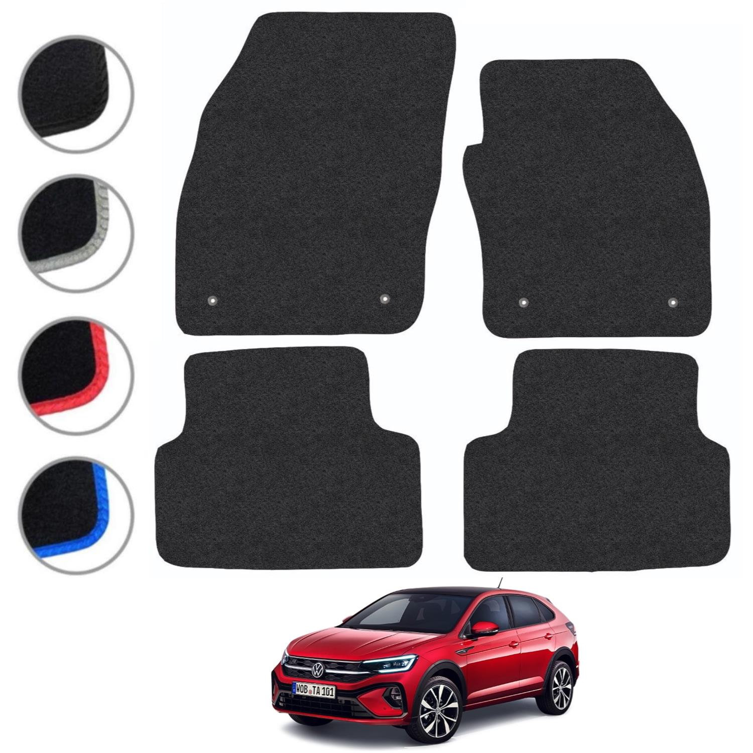 VW Taigo (2022+) Rubber Car Mats Accessories Tailored Fit Compatible