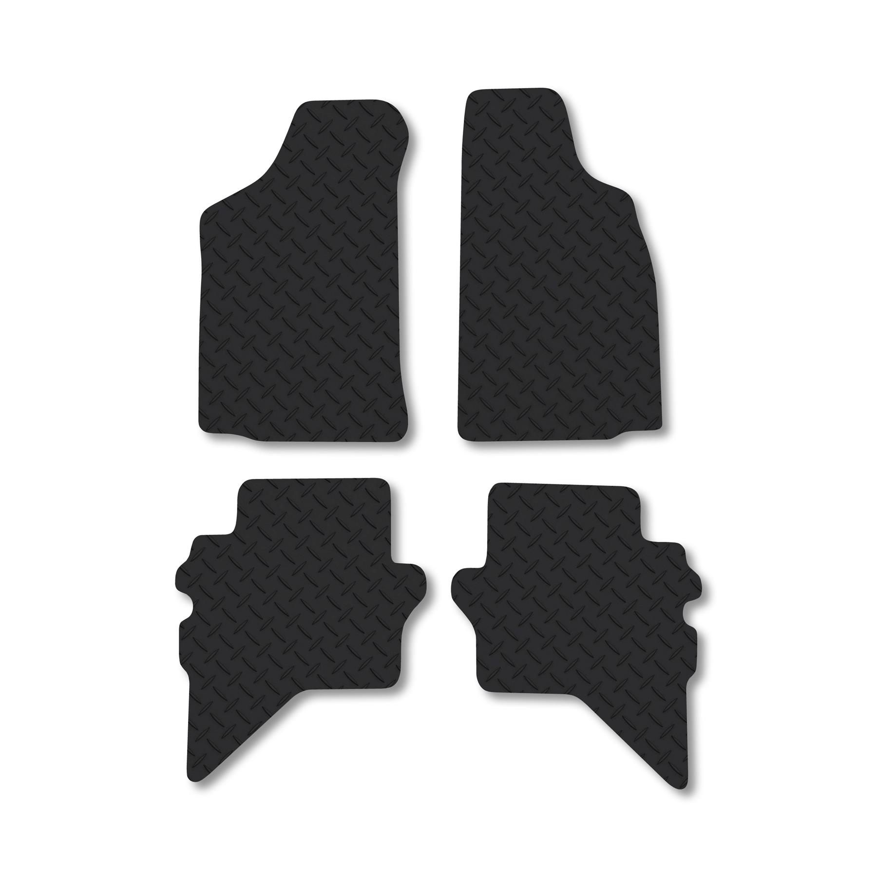 For Ford Ranger 1996-2006 [Double Cab] Extra Heavy Duty 5mm Rubber Floor Mats