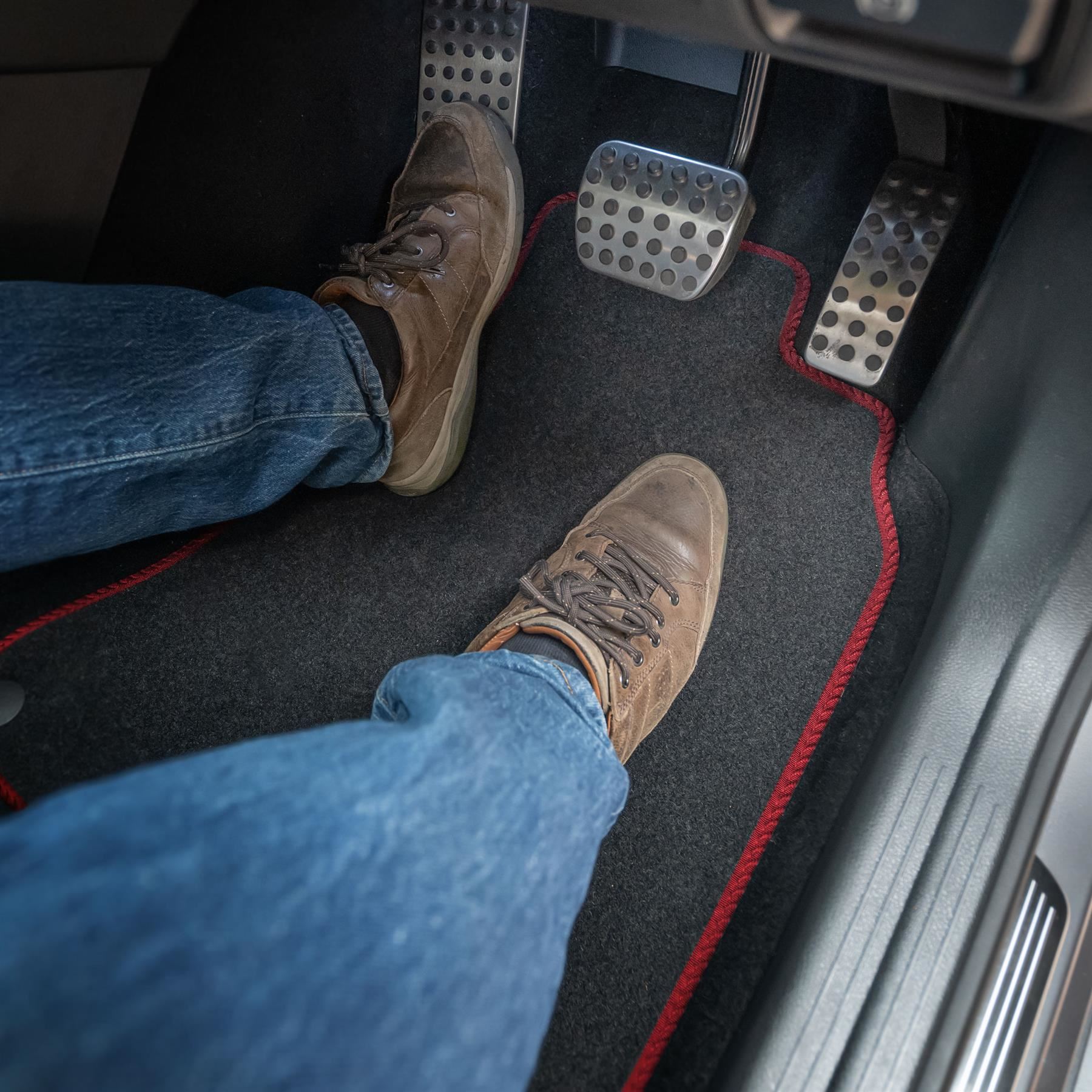 Car Mats for Smart ForFour (2014-2021) Carpet Colour Trim Tailored Fit Anti-Slip - Picture 28 of 35