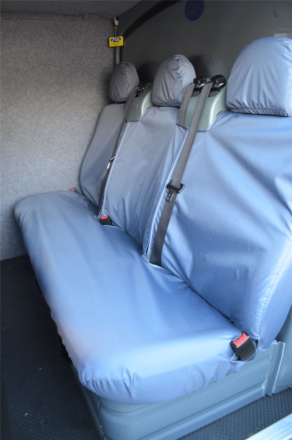 00-14 Tailored Green Driver Double Passenger Seat Cover for Ford Transit MK6//7
