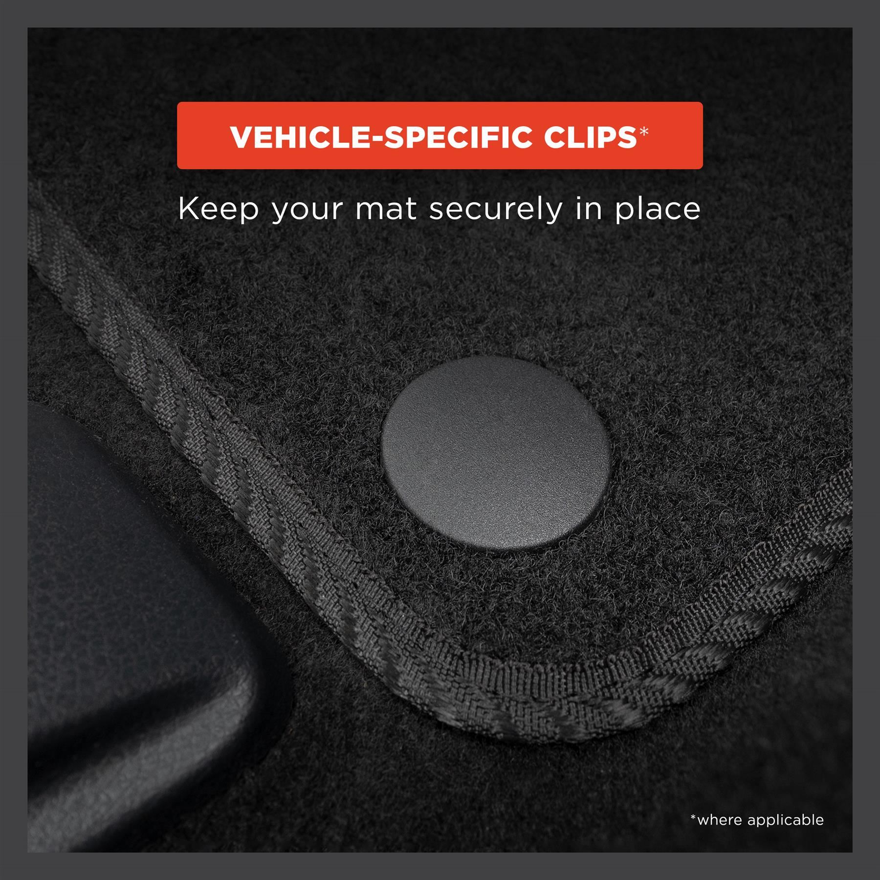 Floor Mats for Renault Trafic 2014+ Tailored Carpet Colour Trim Van Mat Set - Picture 35 of 36