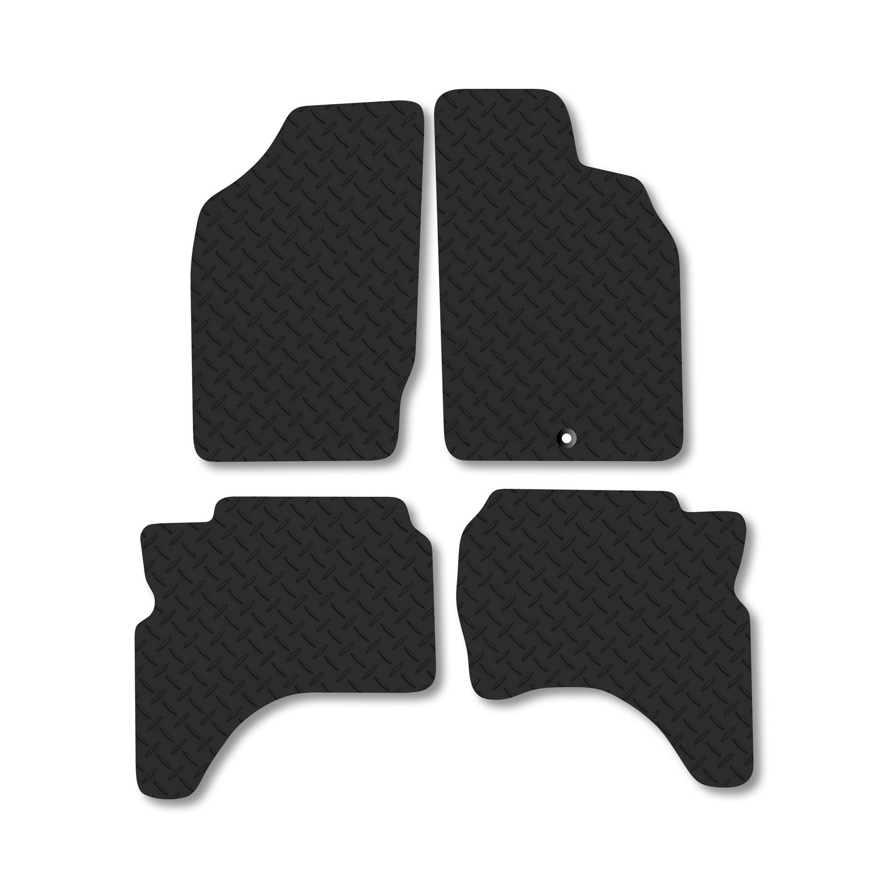 For Toyota Hilux 1998-2001 Extra Heavy Duty 5mm Rubber Van Floor Mats