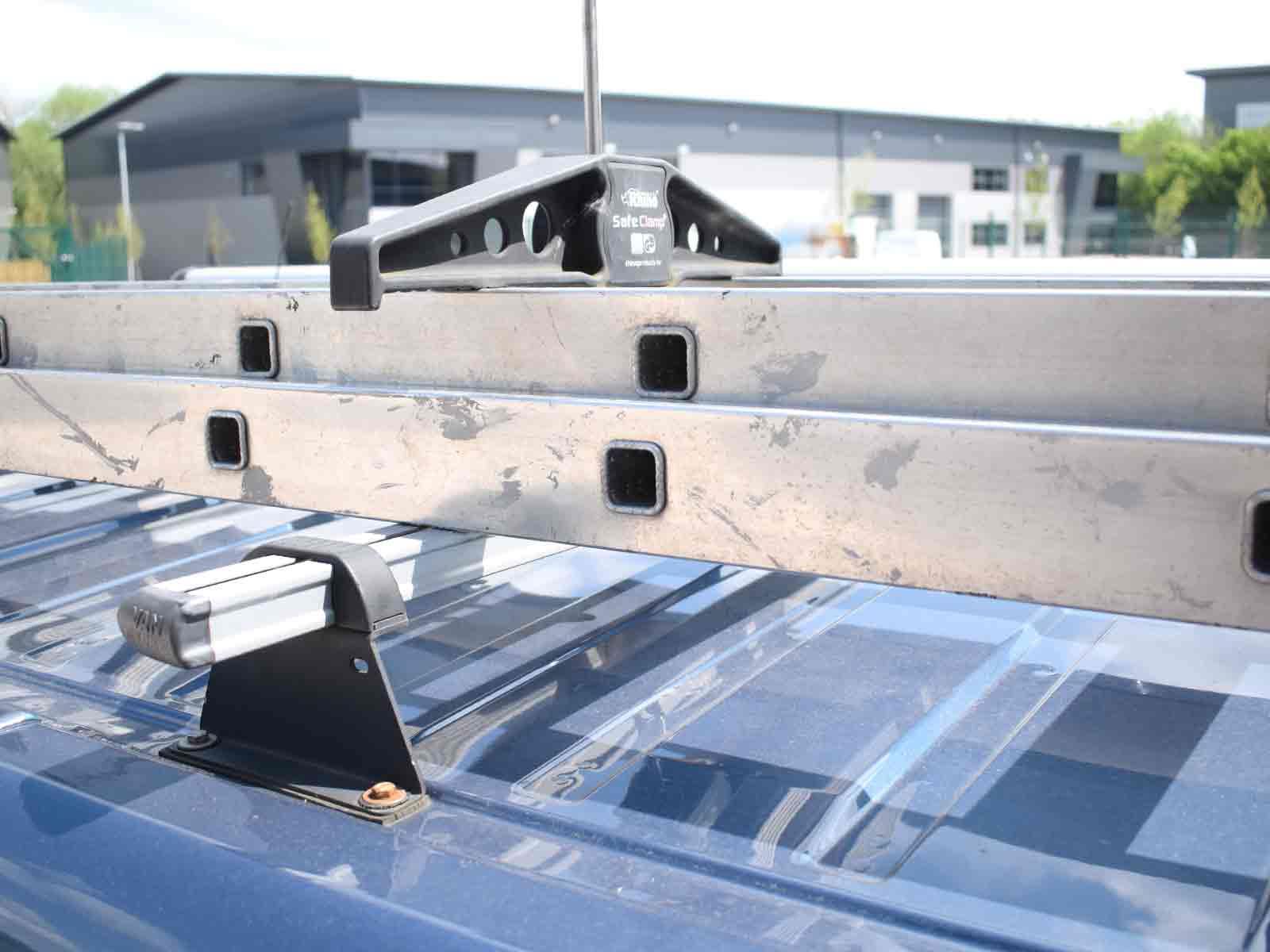 Rhino SafeClamp Lockable Ladder Clamps Van Roof Rack Wide Safe Clamp