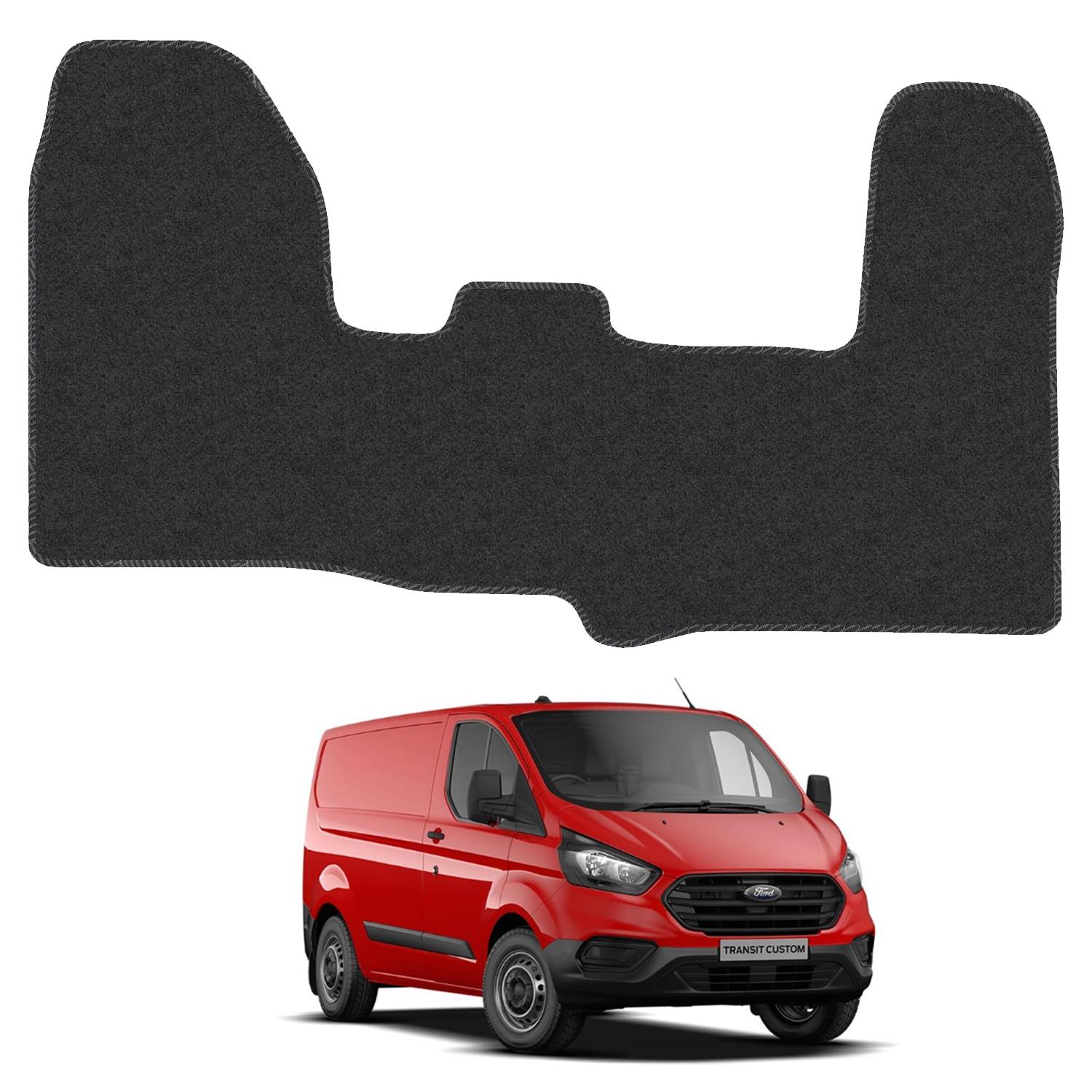 Floor Mats for Ford Transit Custom 2018+ Auto Tailored Carpet Colour Trim Mat - Picture 2 of 37