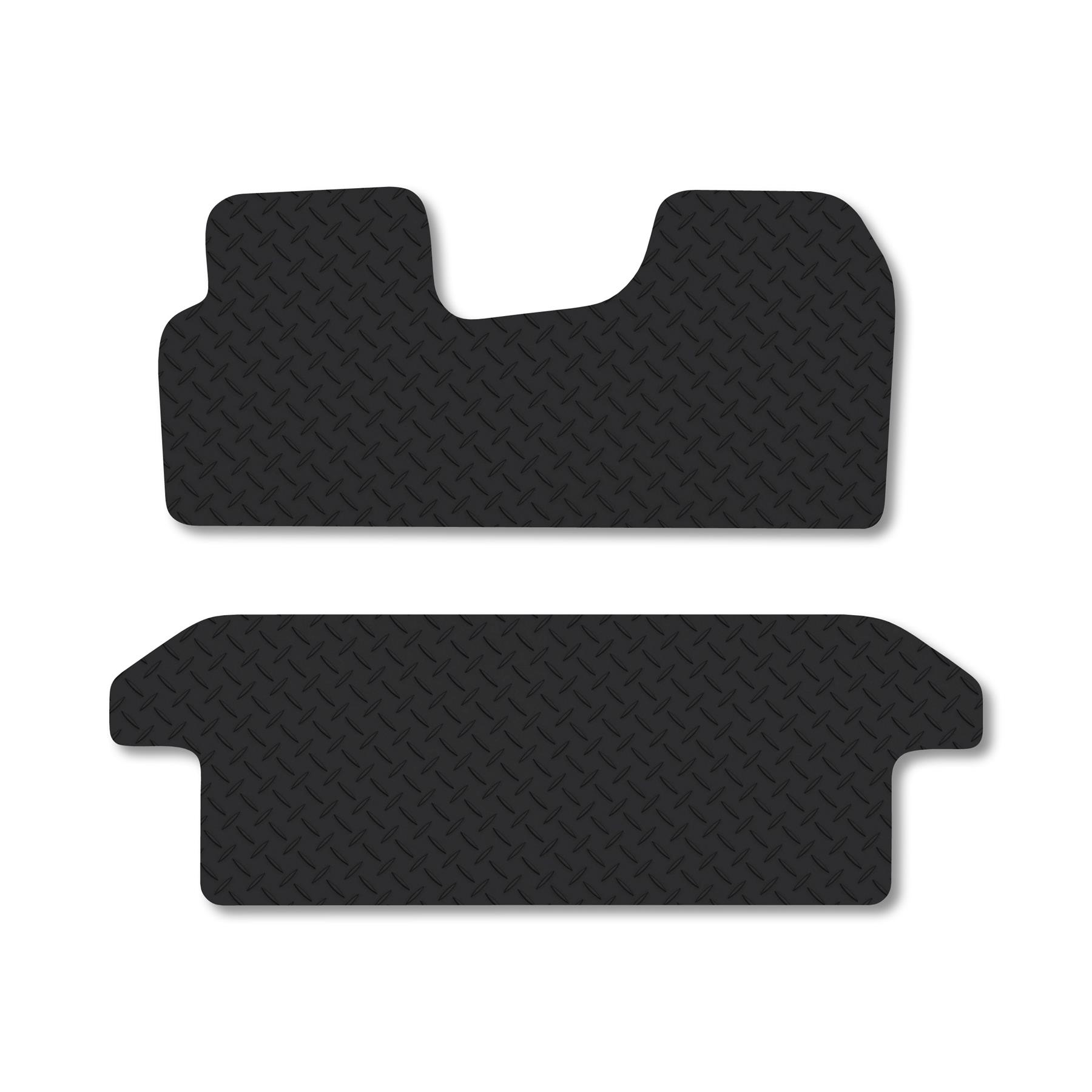 For Vauxhall Vivaro 2001-2014 [Crew Cab] Extra Heavy Duty 5mm Rubber Floor Mats