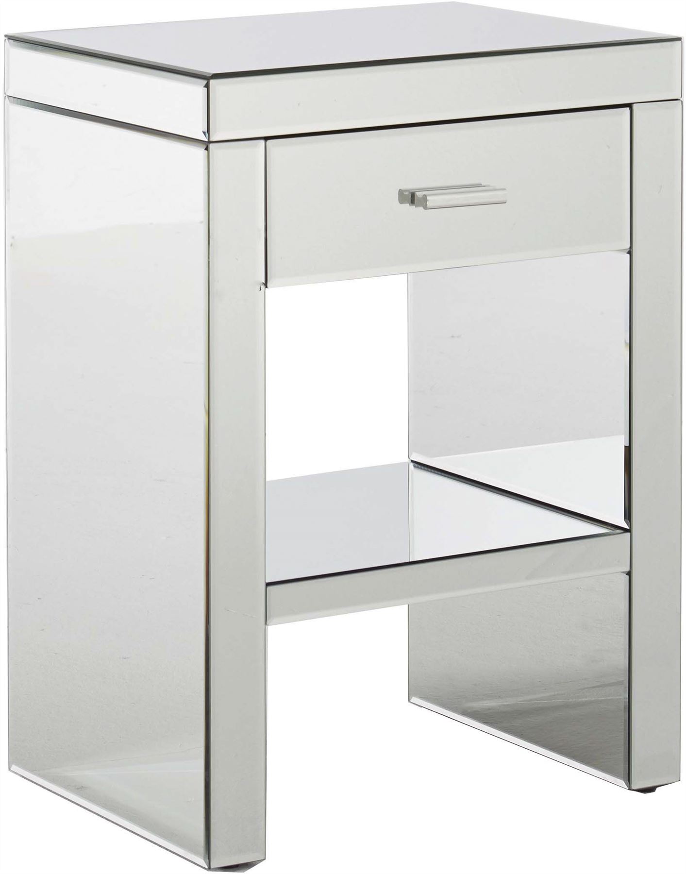 Table Cabinet Napoli 1 Drawer Bedside Chest Venetia BNIB