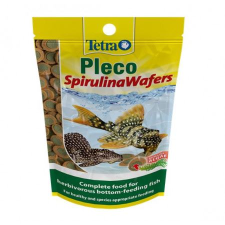 Tetra Pleco Spirulina Algae Wafers 2-In-1 Food Sinking Aquarium Fish Tank