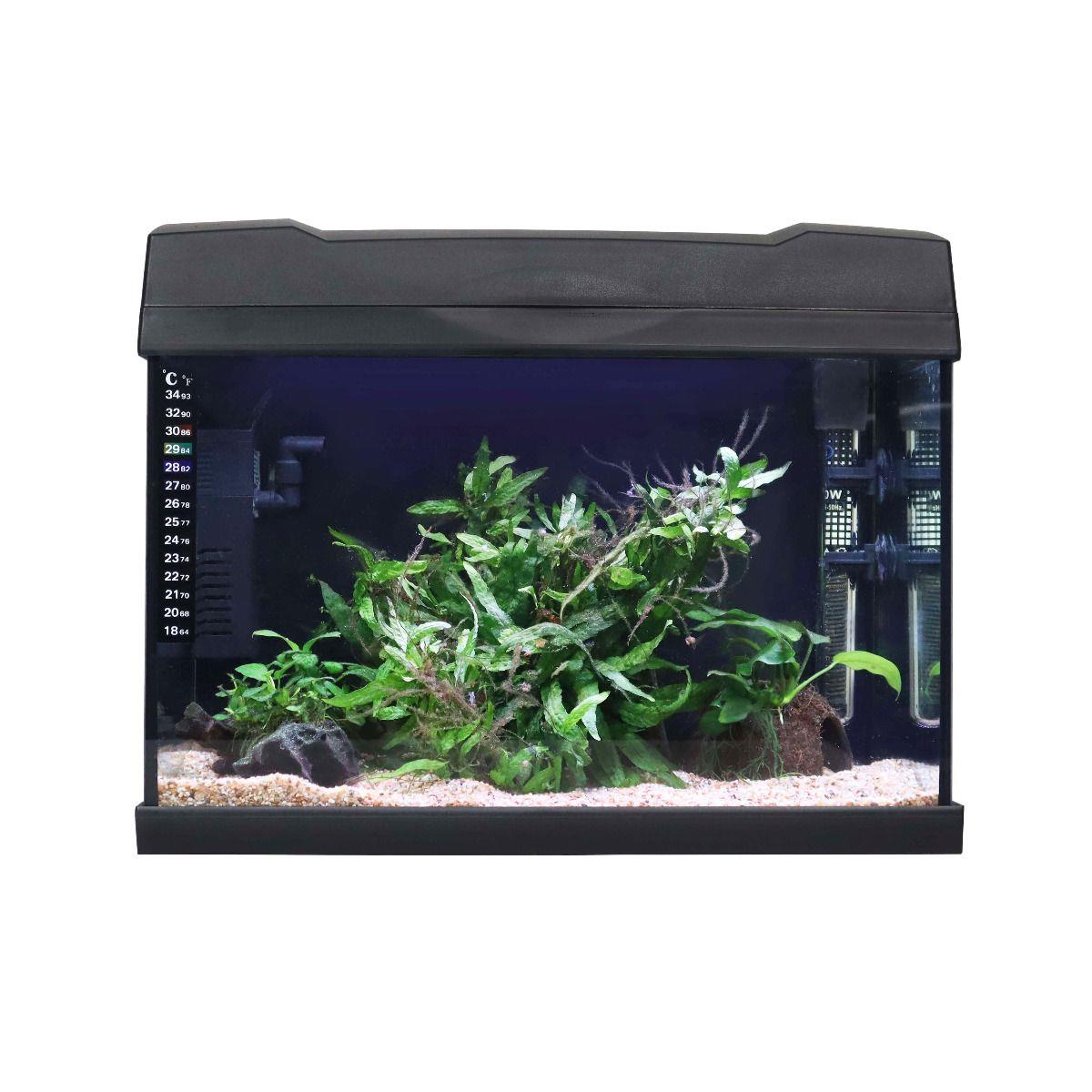 Swell LED Complete Aquarium Starter Kits Integrated Lighting Filter Fish Tank - Picture 9 of 21
