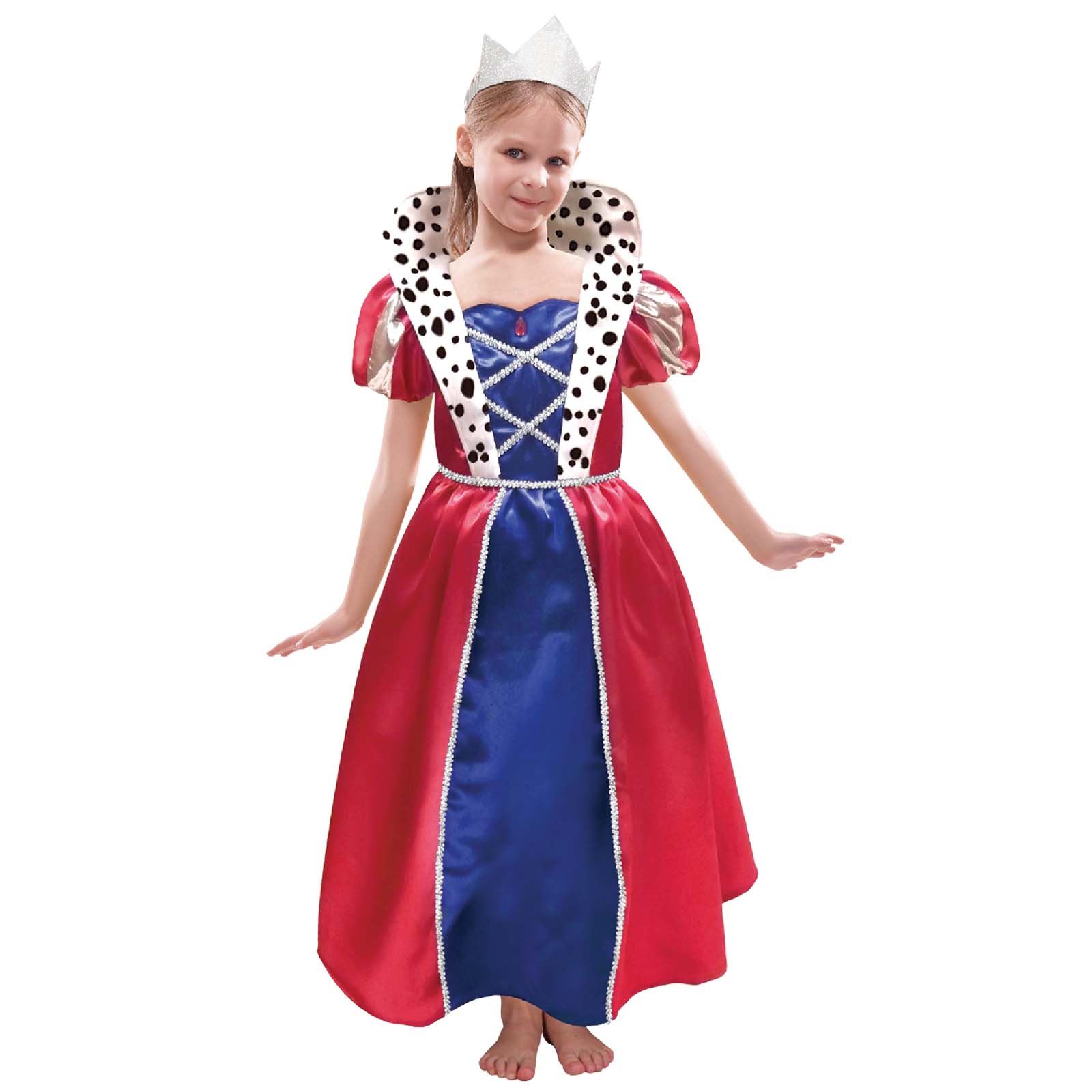 child queen of hearts outfit fancy dress costume alice in wonder