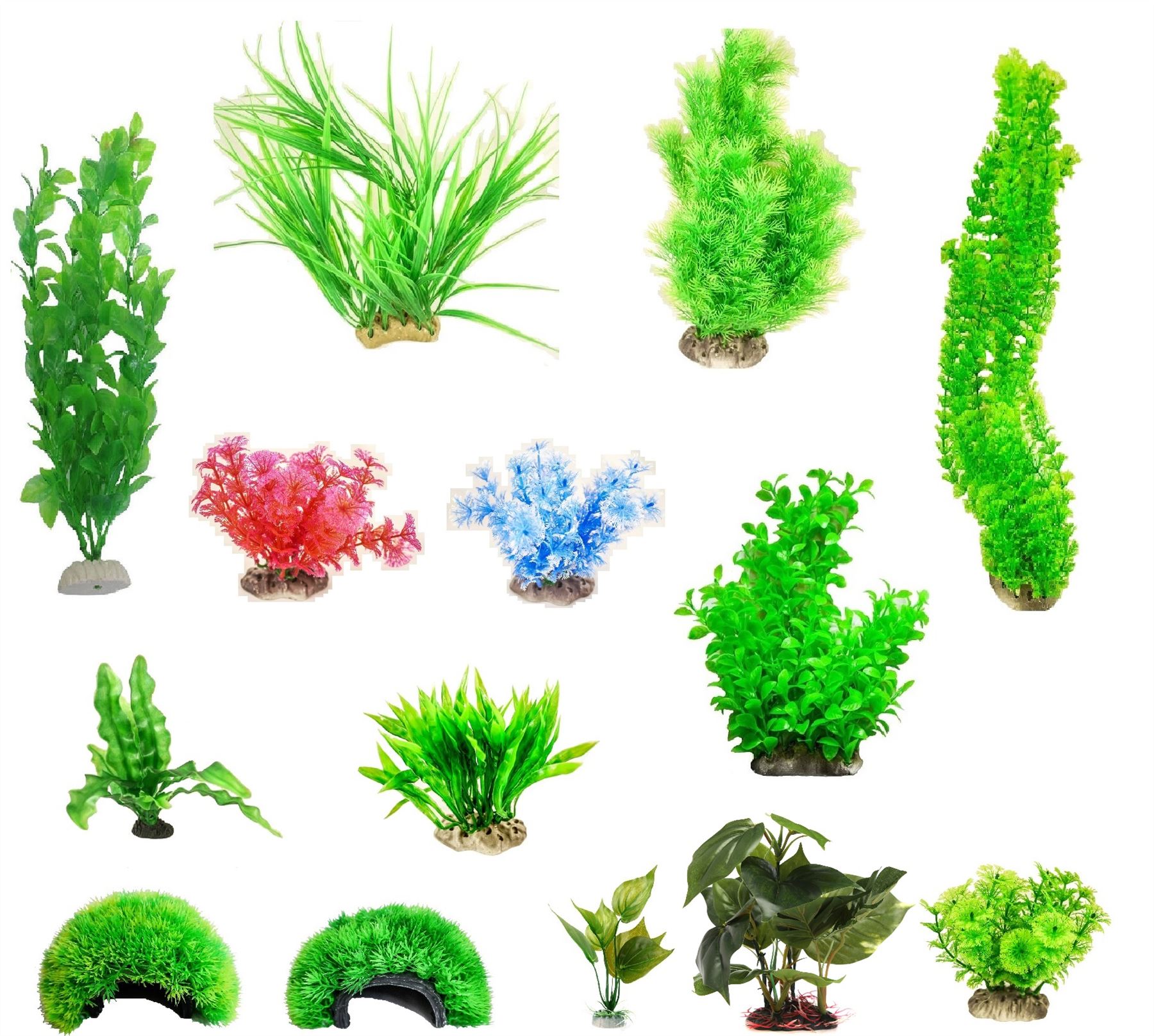 Artificial Aquarium Fish Tank Aquatic Plants Decoration Ornament Flower eBay