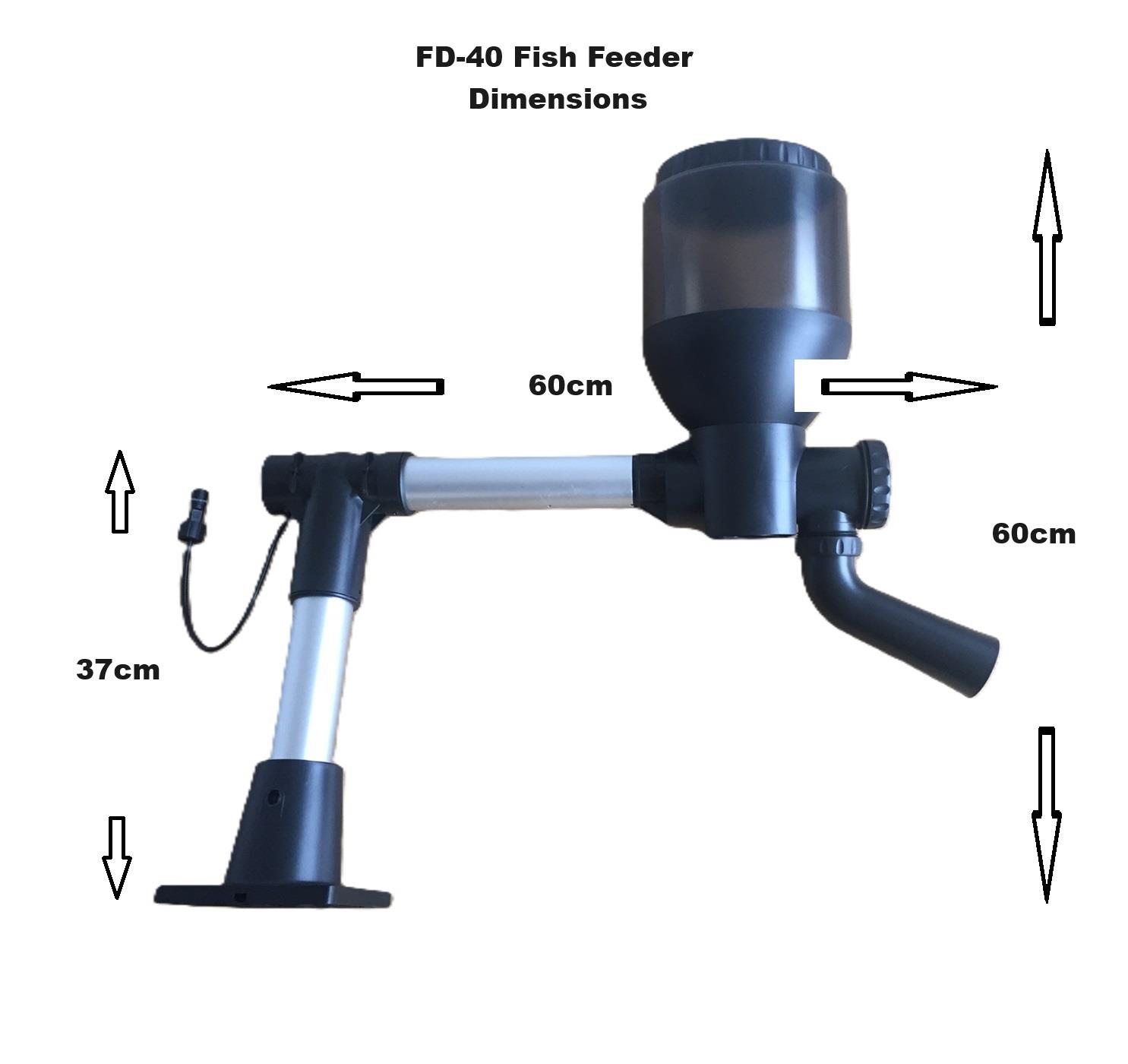 Jebao Automatic Fish Feeder KD-40 FD-55 FD-85 Aquarium Auto Food Timer Dispenser
