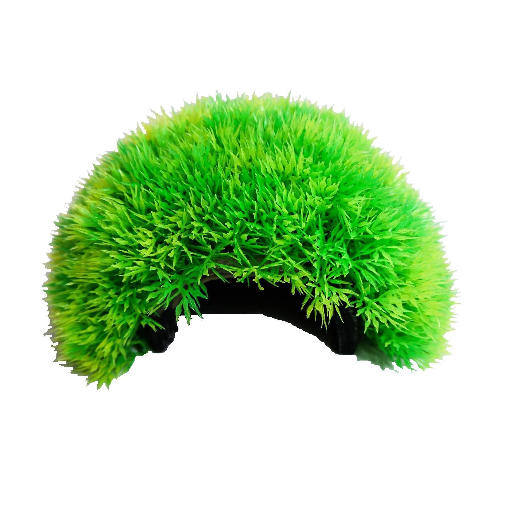 Aquarium Grass Ball Cave Artificial Plant Ornament Plastic Fish Tank