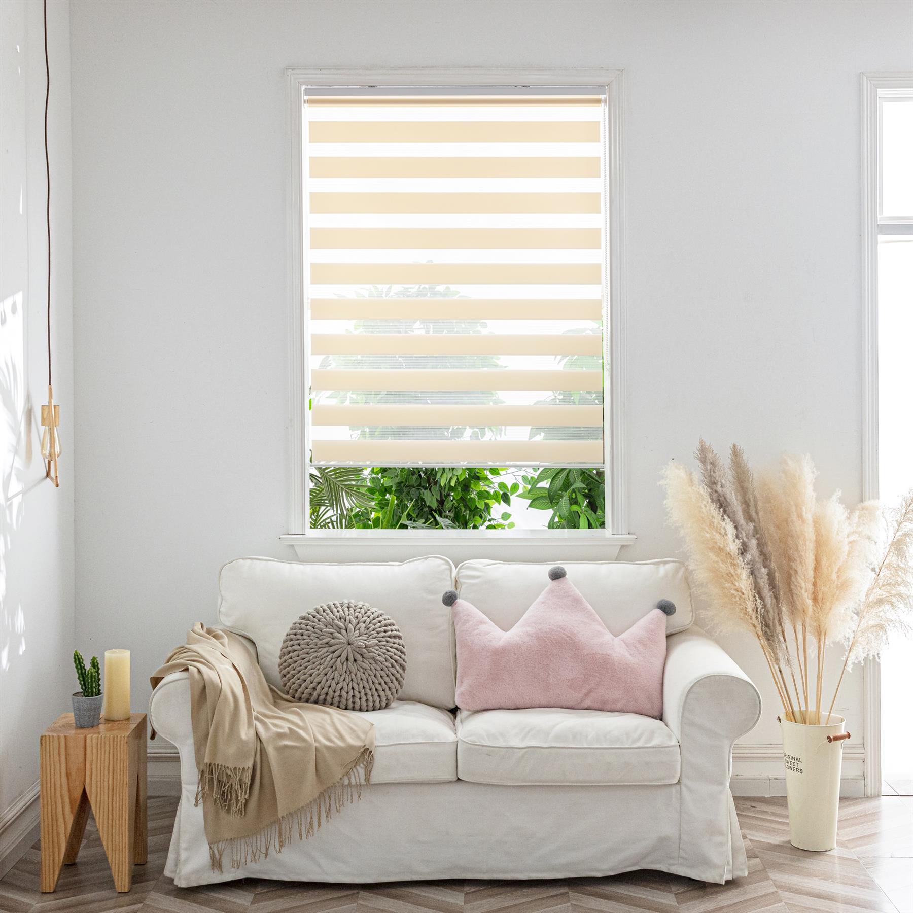 Zebra Day and Night Custom Roller Window Blinds - Made to Measure - By Aprica