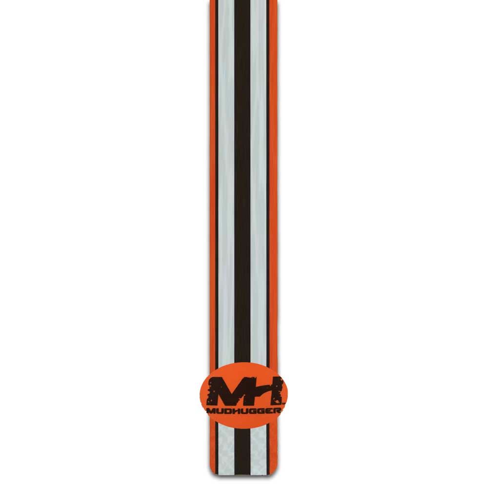 Mudhugger MTB Avant Garde-boue Decal Autocollant-Shorty-orange blanc