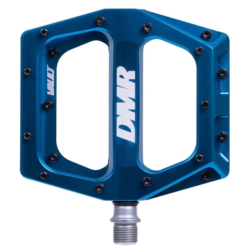 DMR Vault Flat wide Mountain MTB bike BMX Flattie Freeride pedals - Super bluee DMR Vault Flat wide Mountain MTB bike BMX Flattie Freeride pedals - Super bluee