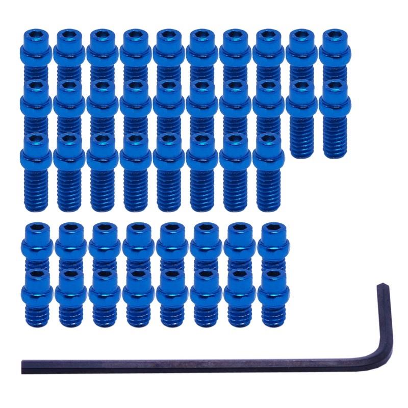 DMR FlipPin 44 Steel Replacement Pedal Pins for Vault Pedals Blue