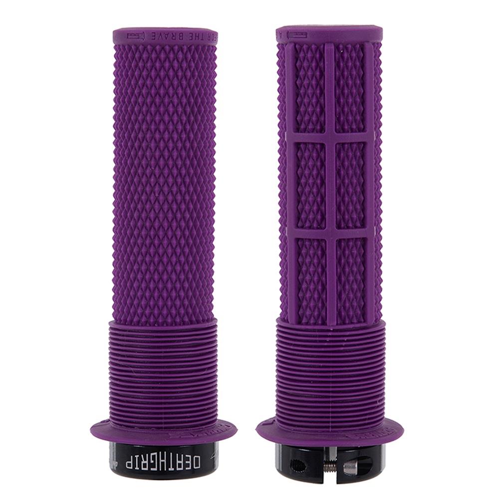 purple mtb grips