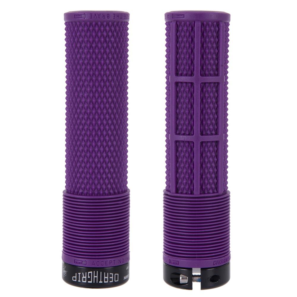 purple brake grips