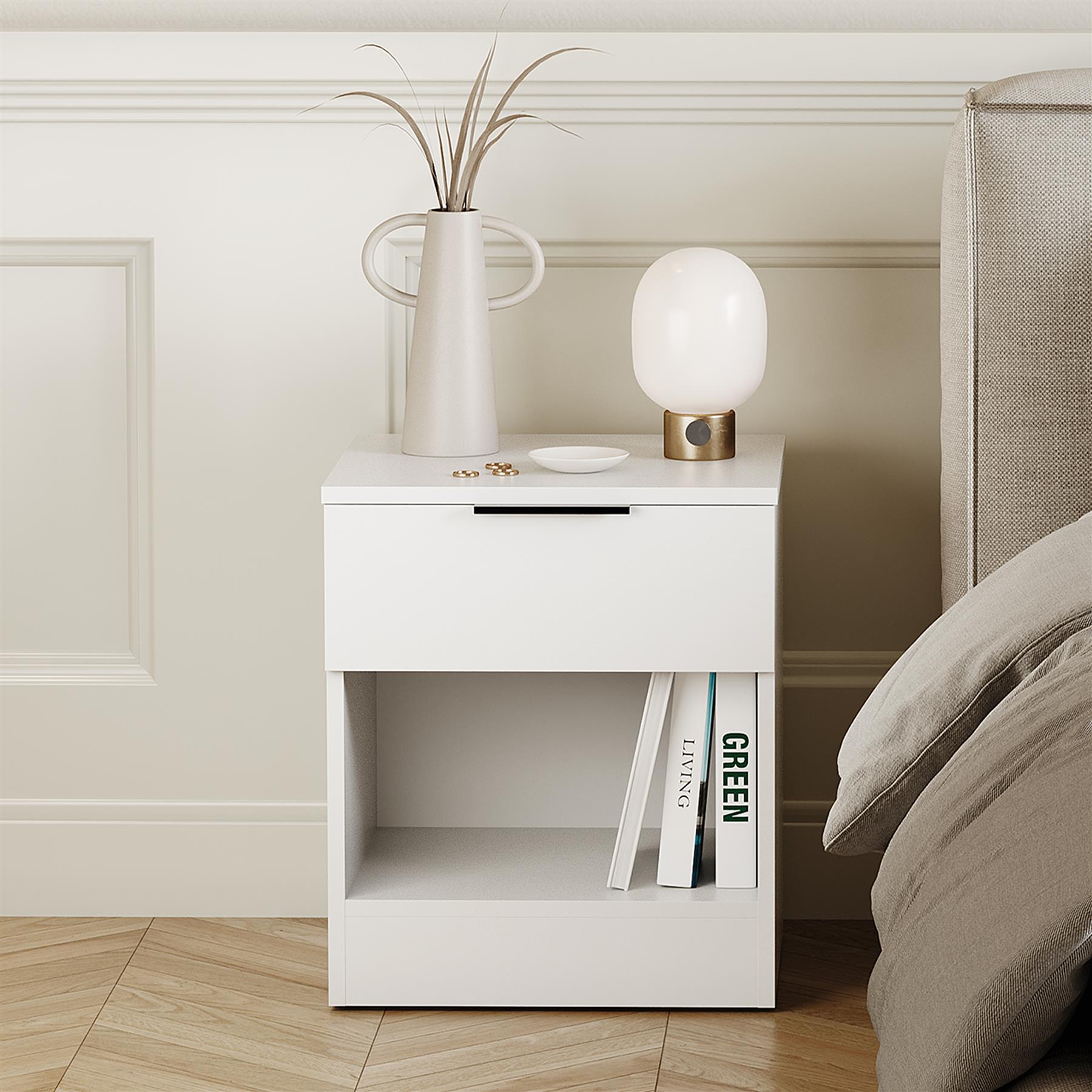 Modern Style Bedroom Chest of Drawers Large Mirrored Wardrobes Furniture Storage - Produktbild 5